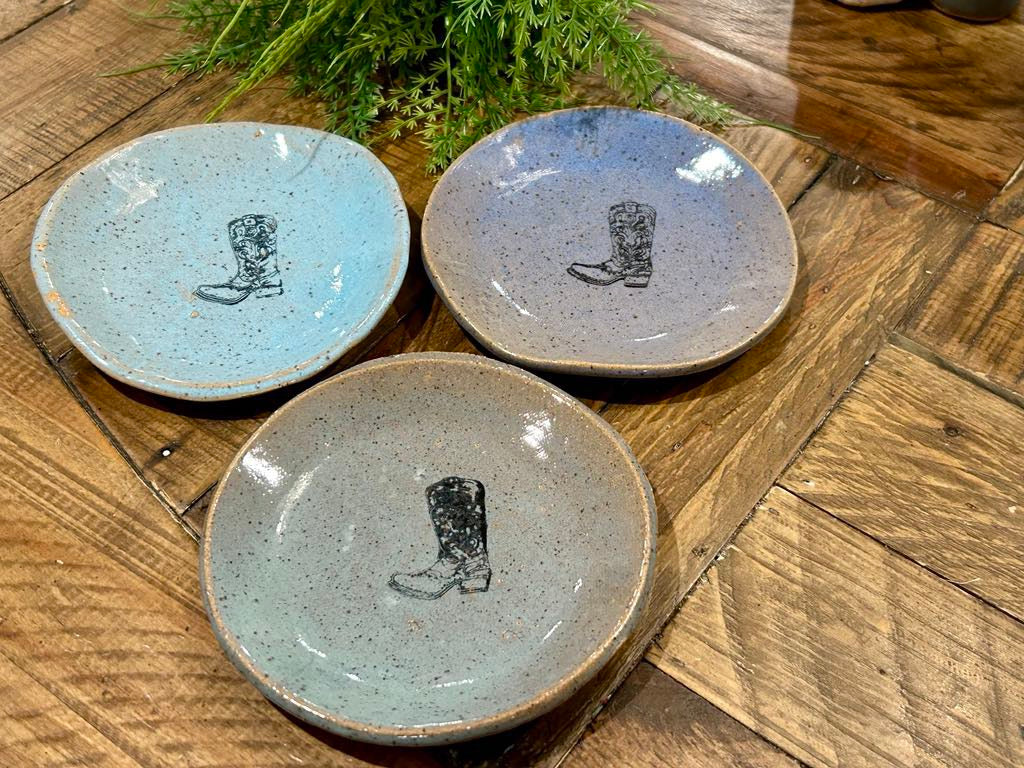 Mini Jewelry Plate - Cowboy Boot