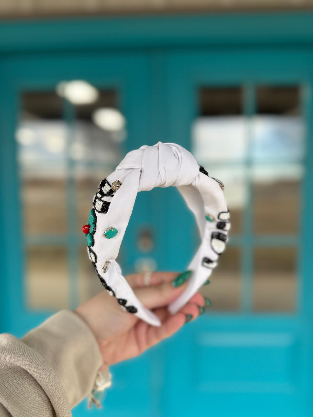 Howdy Checkered Headband