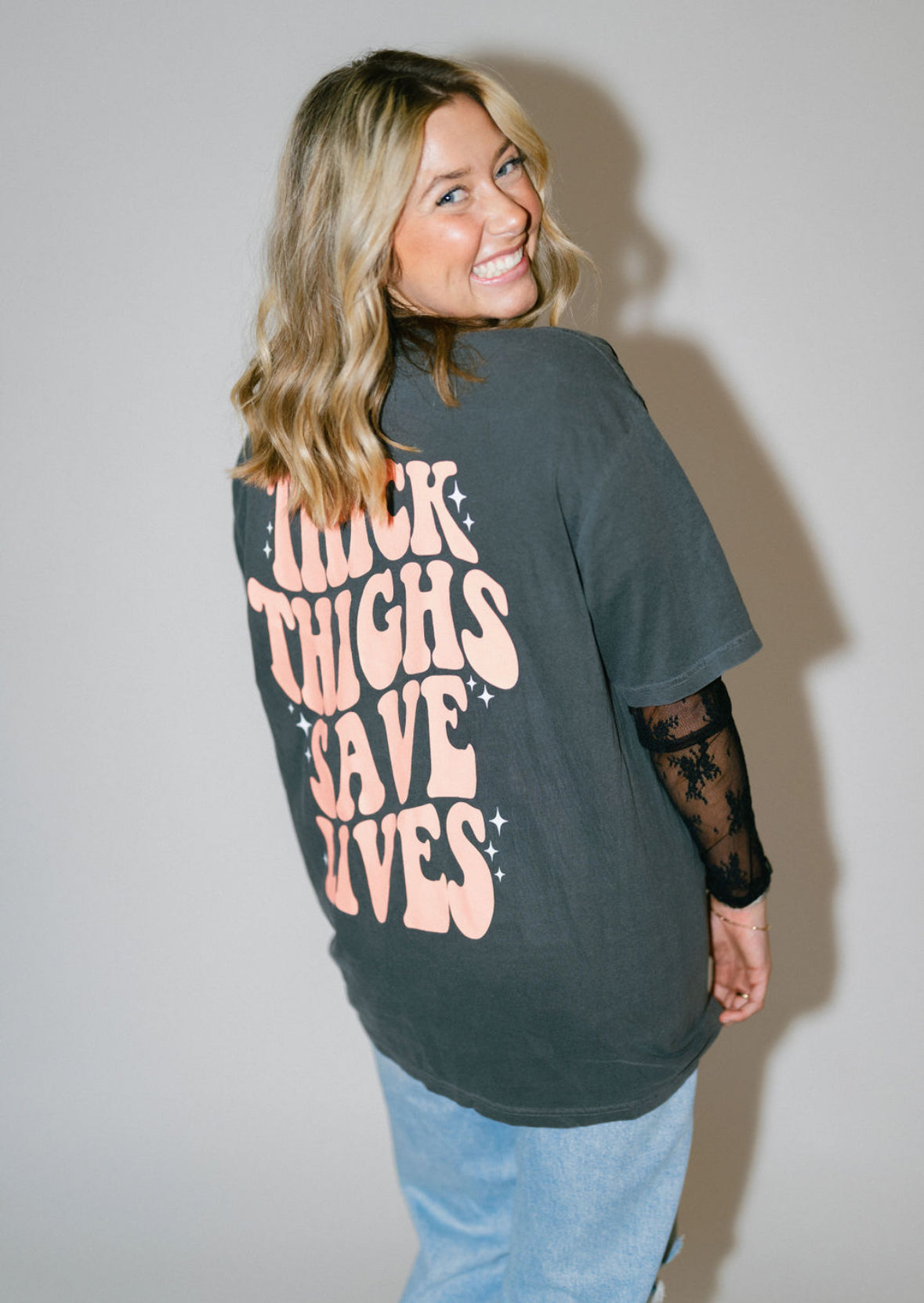 Thick Thighs Save Lives Graphic Tee