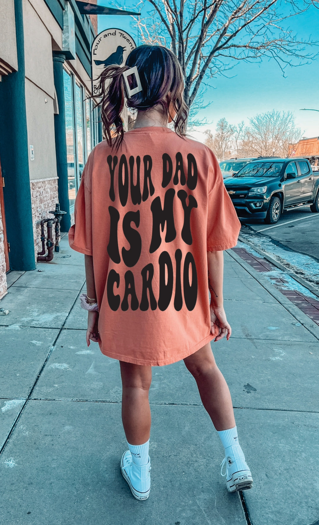 Your Dad Is My Cardio Graphic Tee