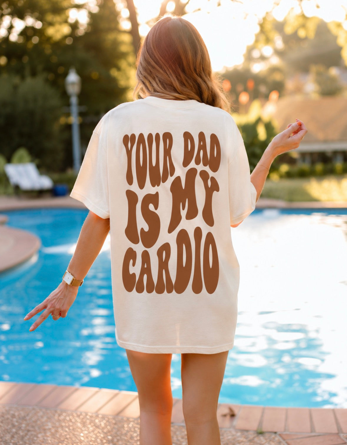 Your Dad Is My Cardio Graphic Tee