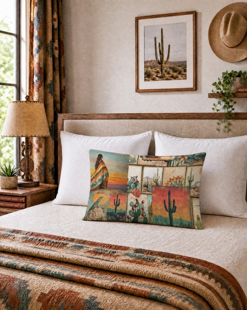Pictures of the Southwest Queen Size Pillow Case Made in America