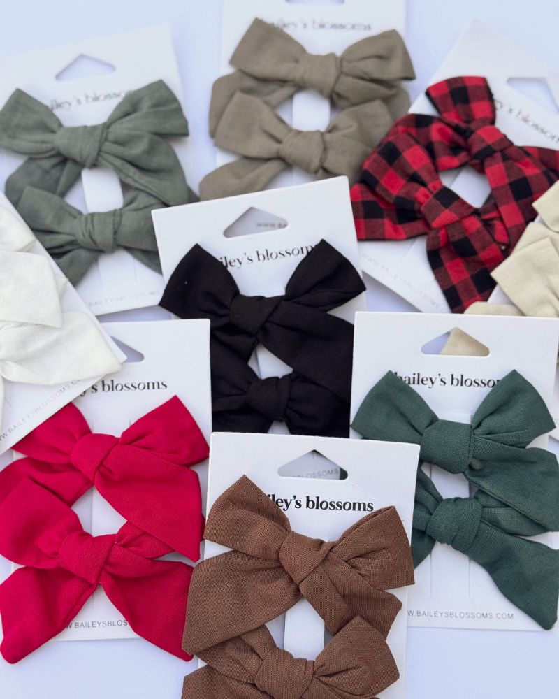 Linen Cotton Piggie Sets - Taupe