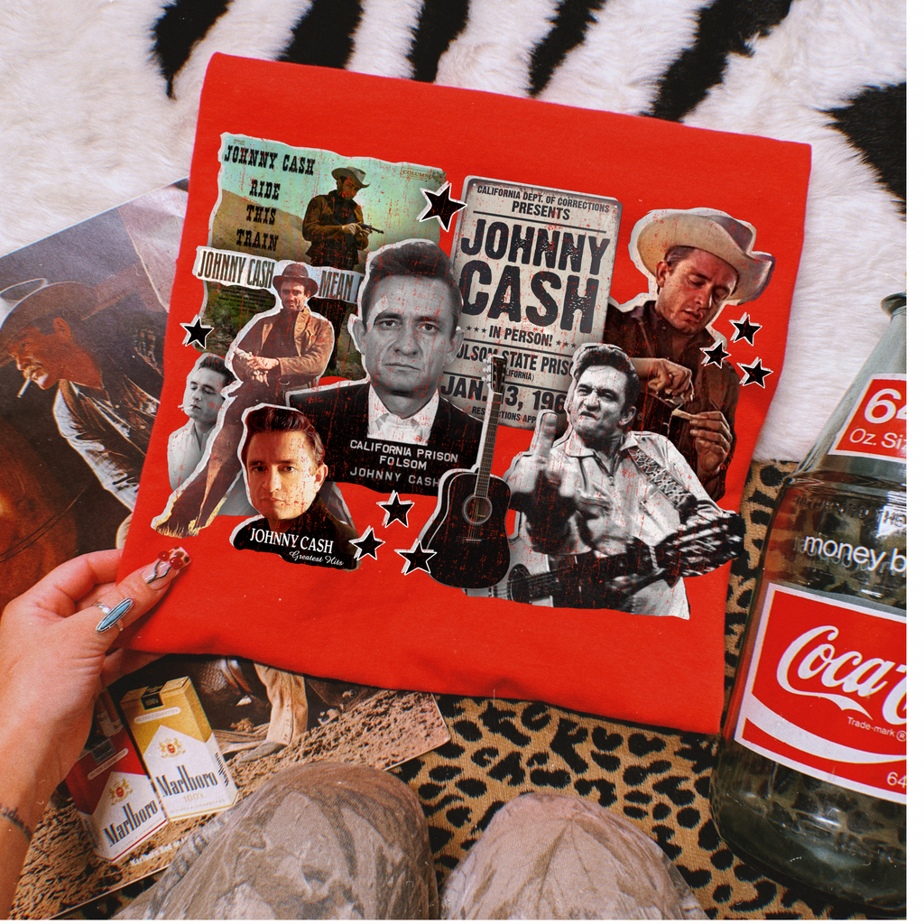 Cash collage tee