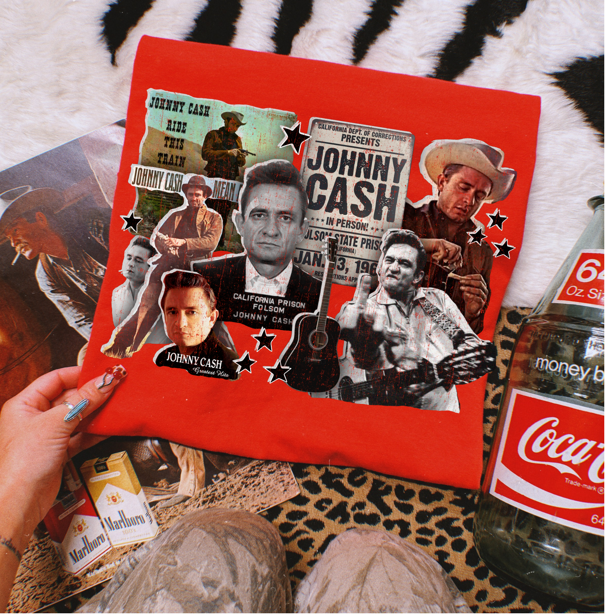Cash collage tee