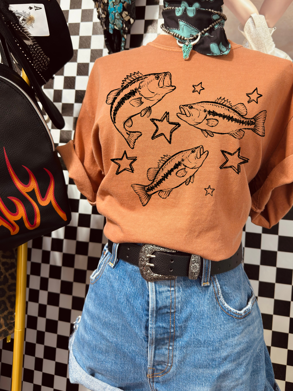 Bass collage tee