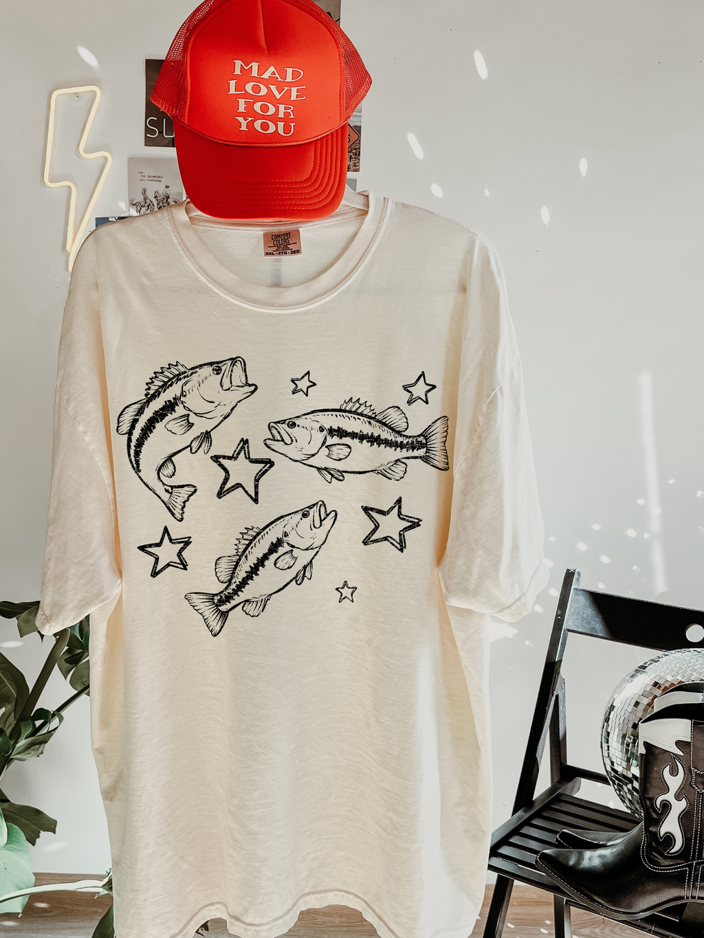 Bass collage tee