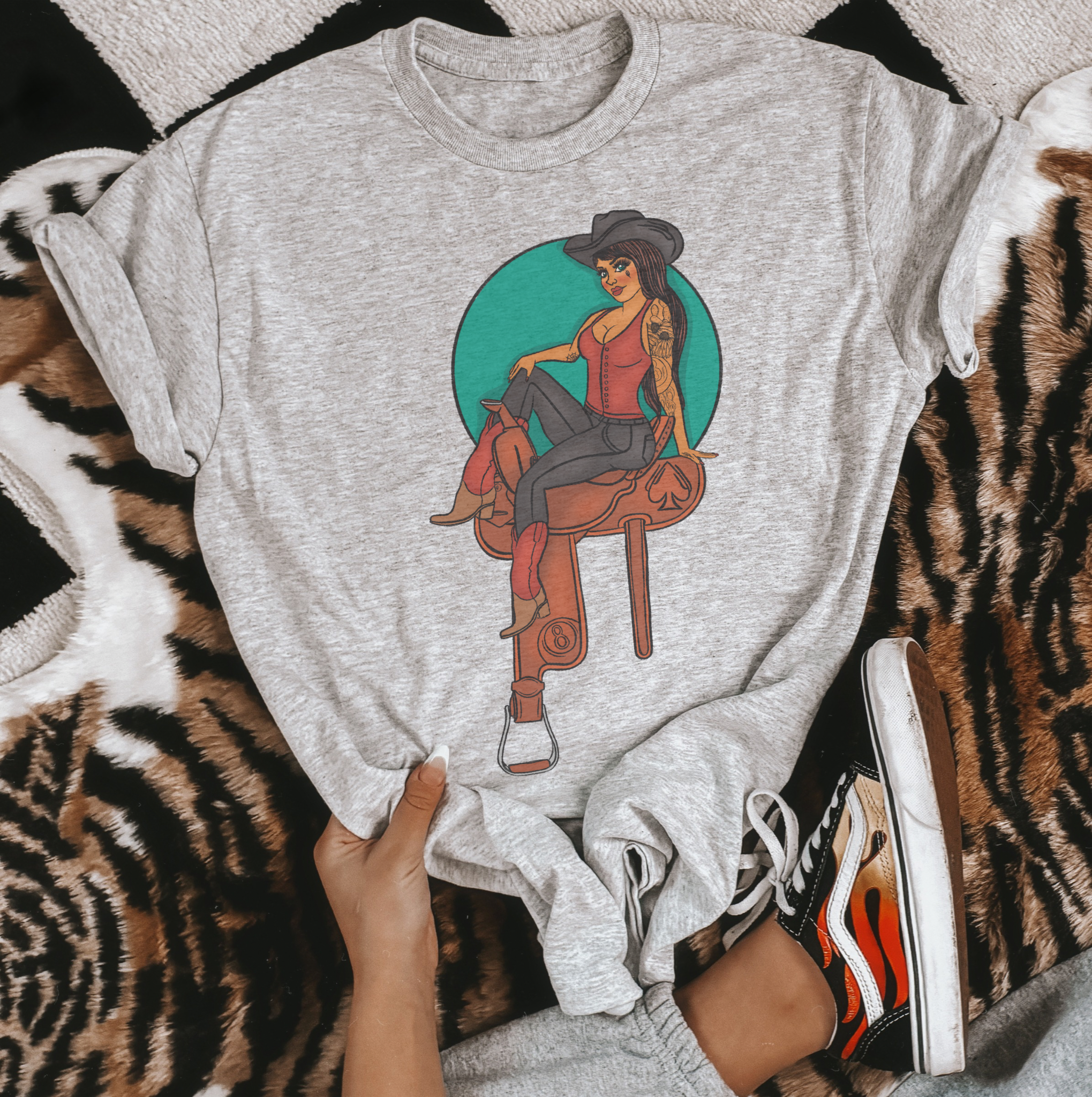 Outlaw Saddle Sublimation Tee