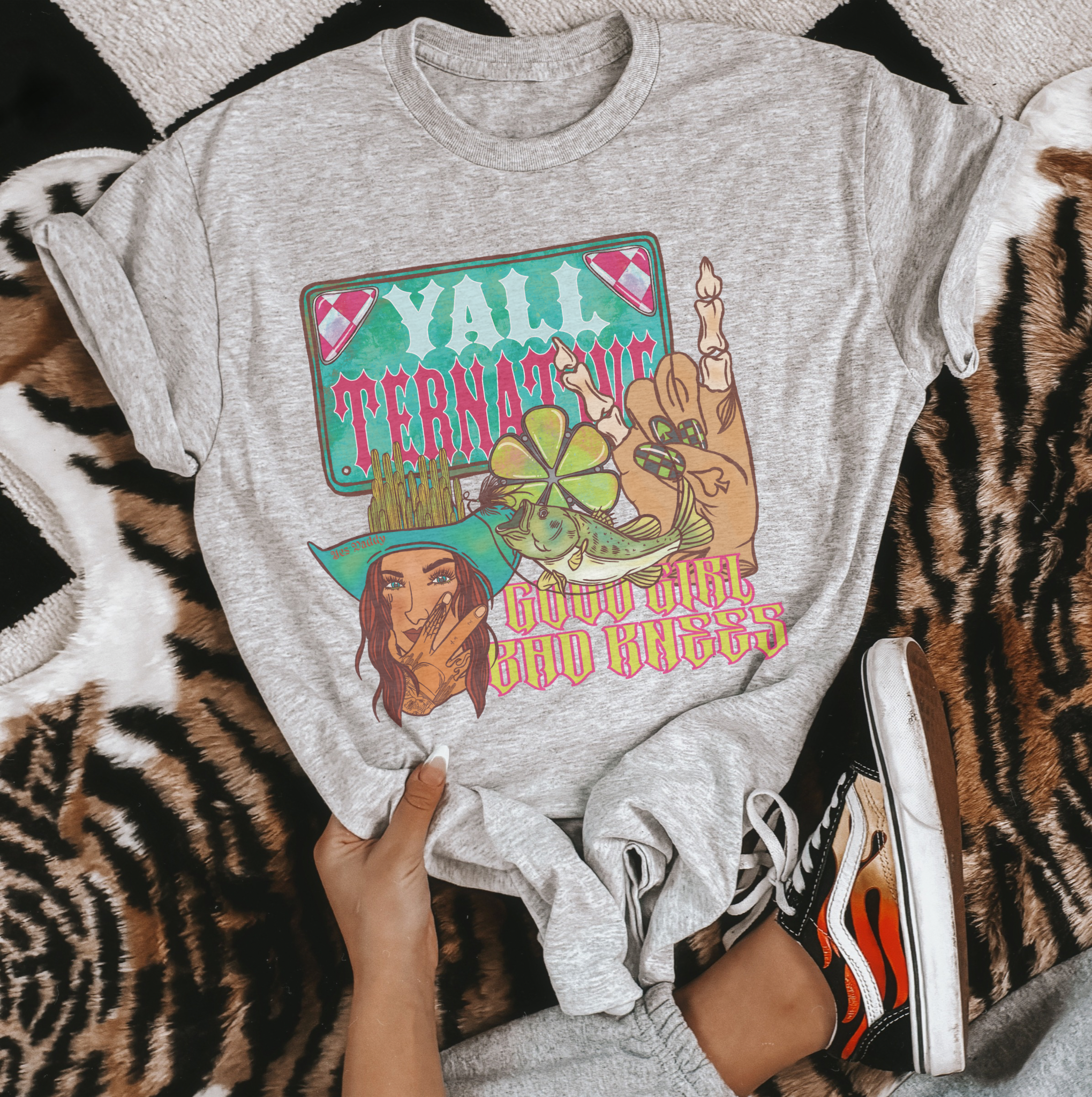 Yalltern Collage Sublimation Tee