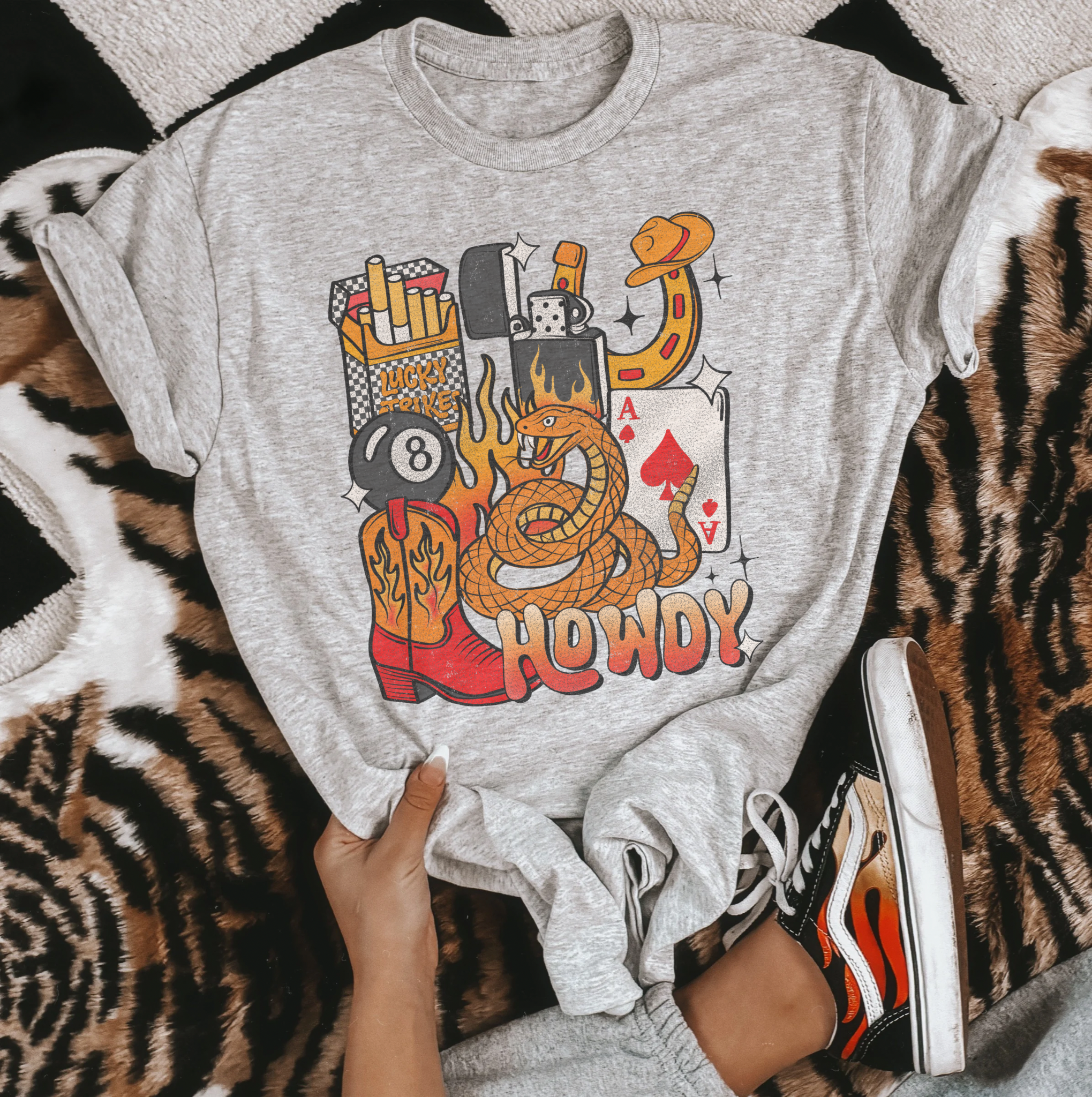 Howdy Collage Sublimation Tee