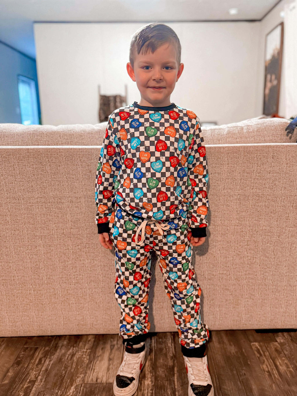 French terry loved jogger set