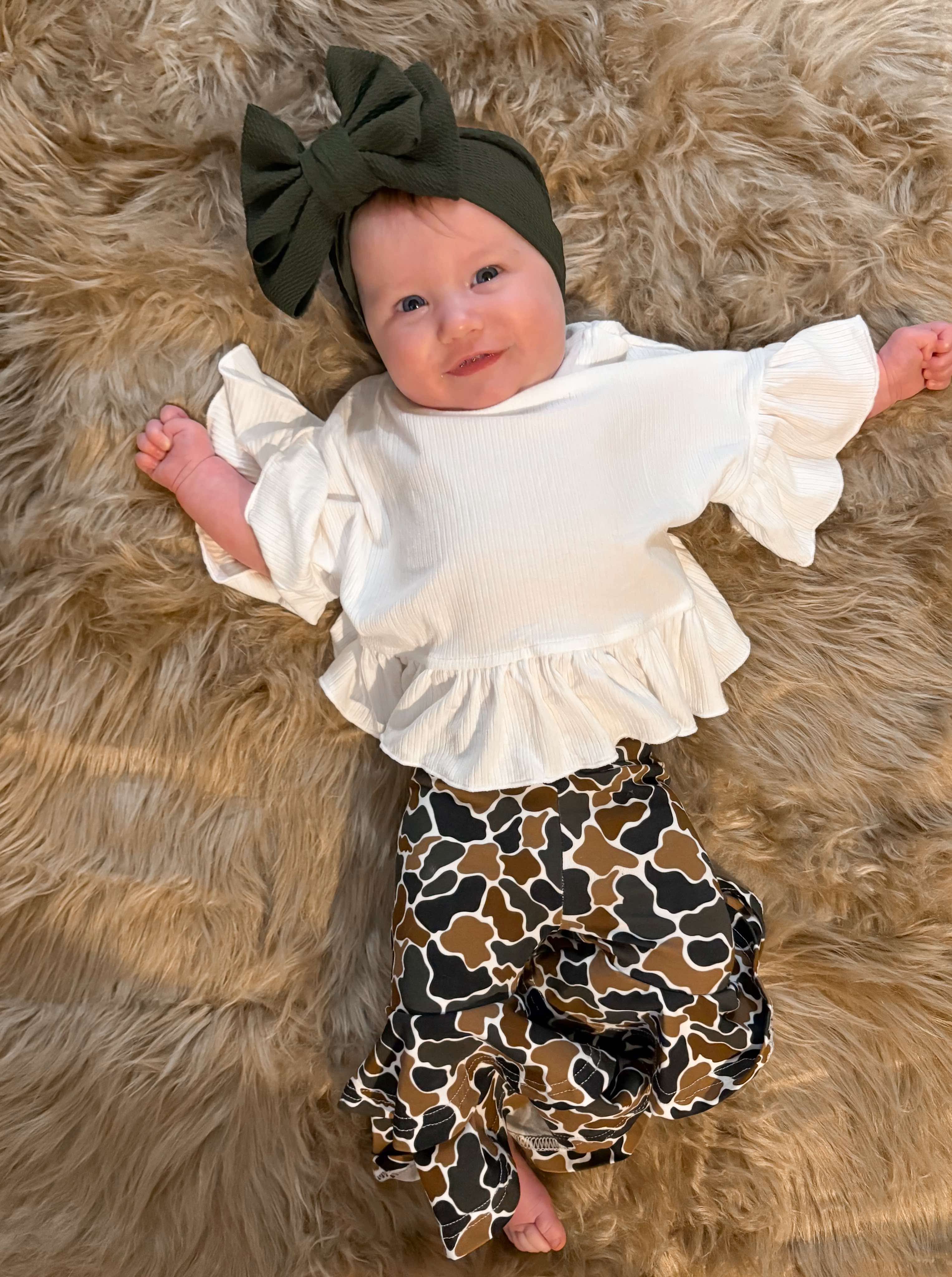 Camo Double Bell Bottoms