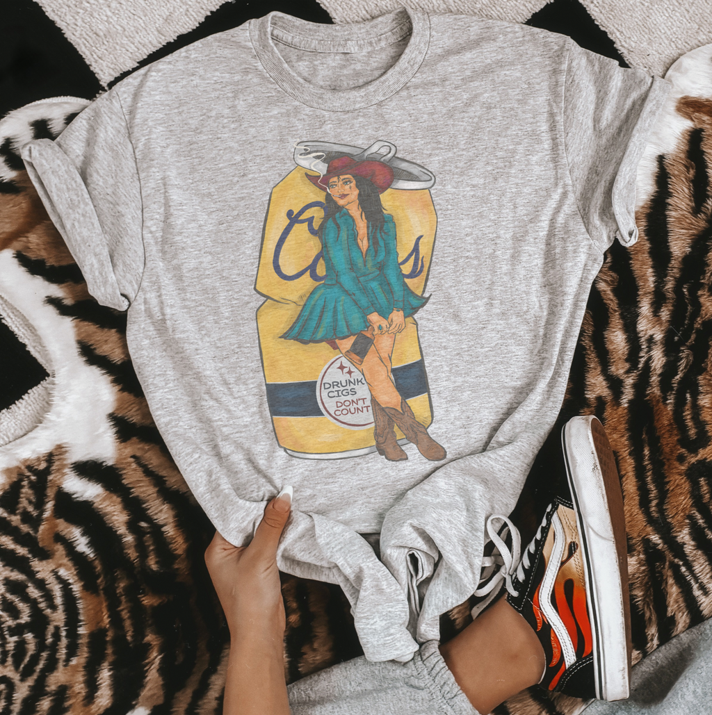Drunk Cigs Don’t Count tee