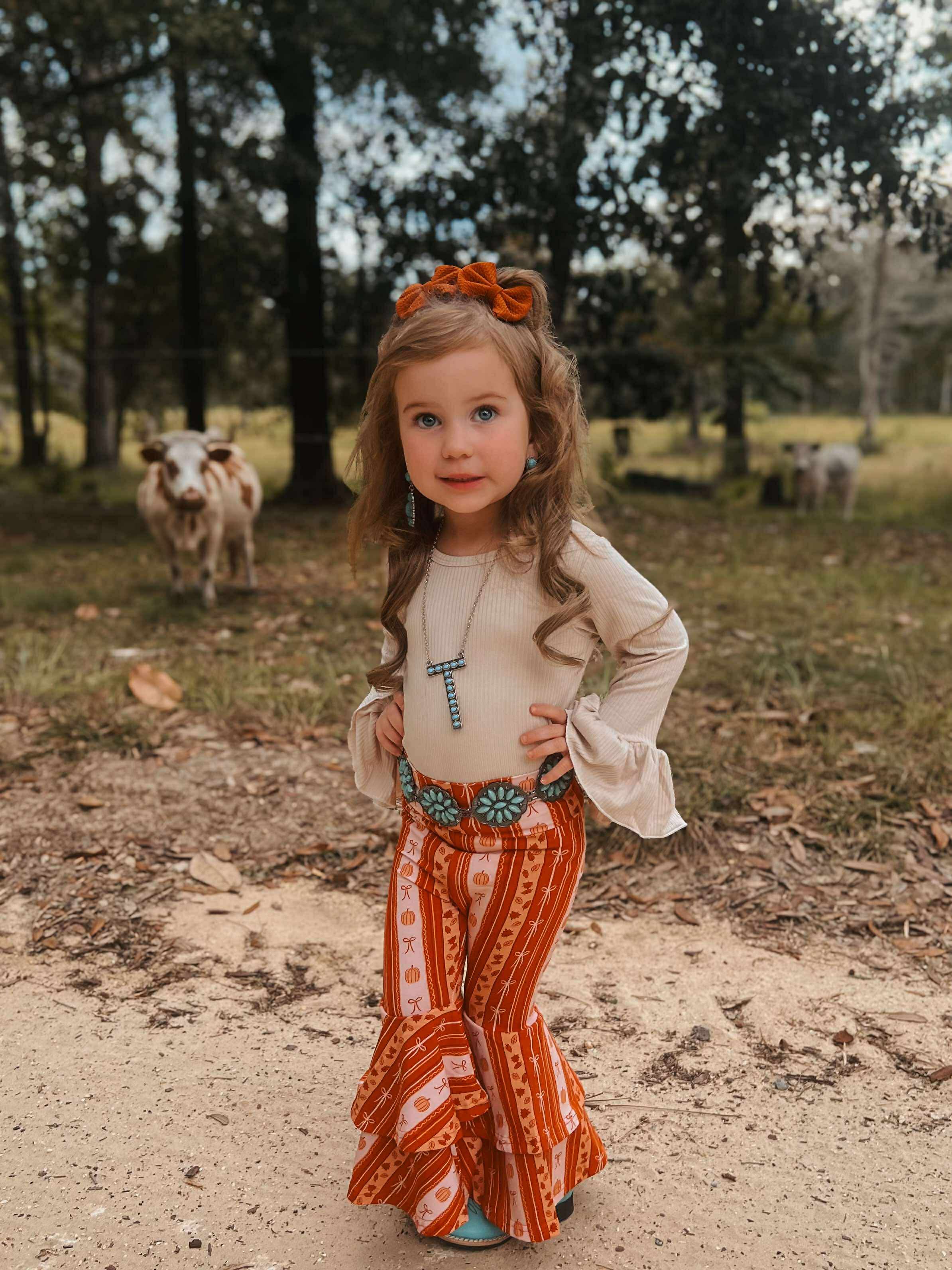 Vanilla Chai Ruffled Sleeve Top