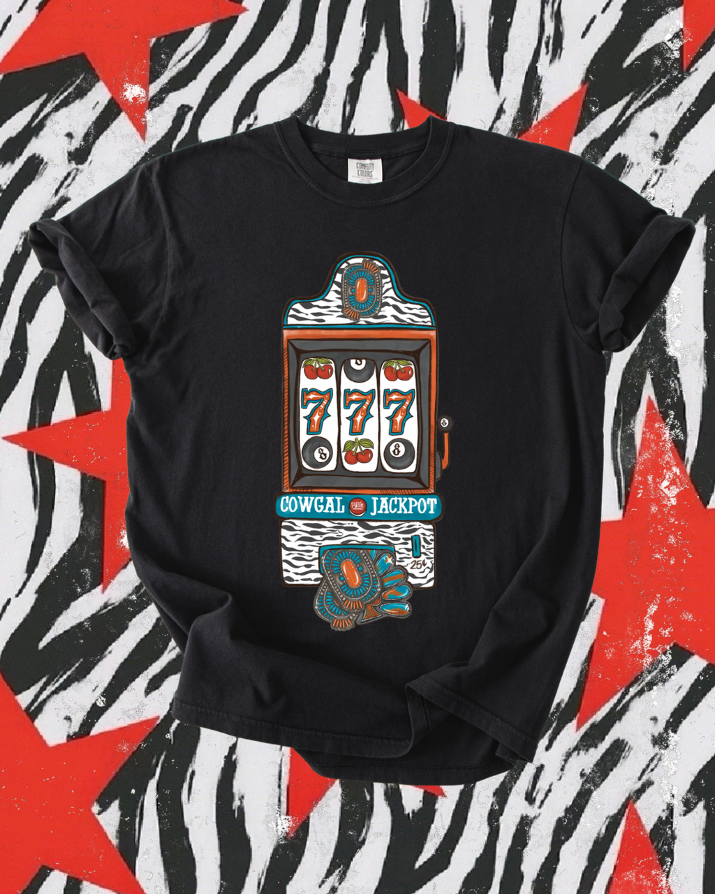 Cowgal Jackpot tee