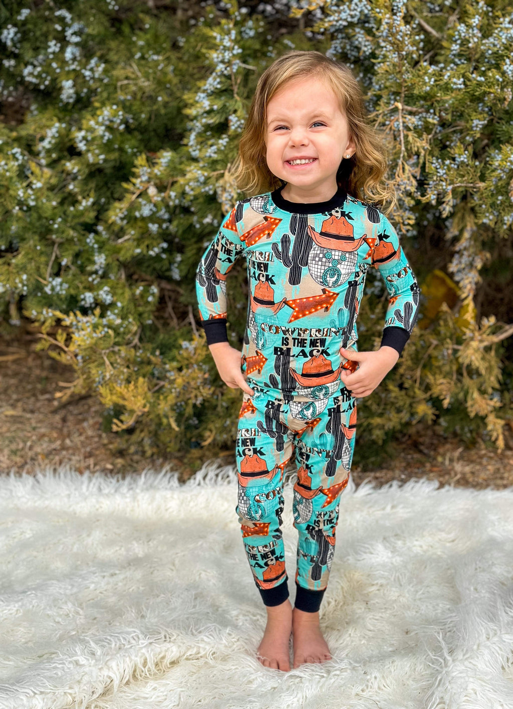 Cow Print is the New Black Bamboo Set (FINAL SALE)