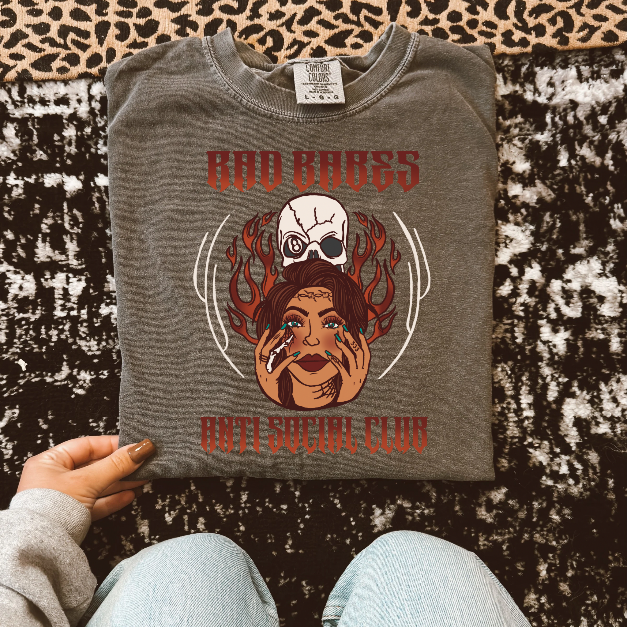 Rad Babes Anti Social Club Tee lol