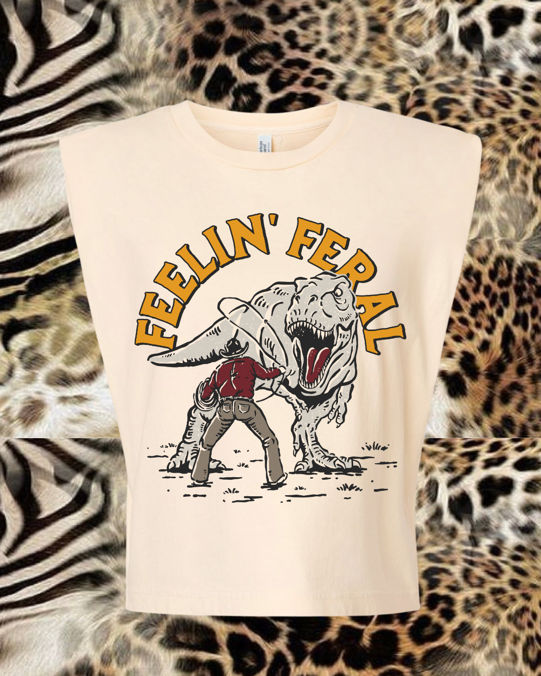 Feelin’ Feral muscle tee