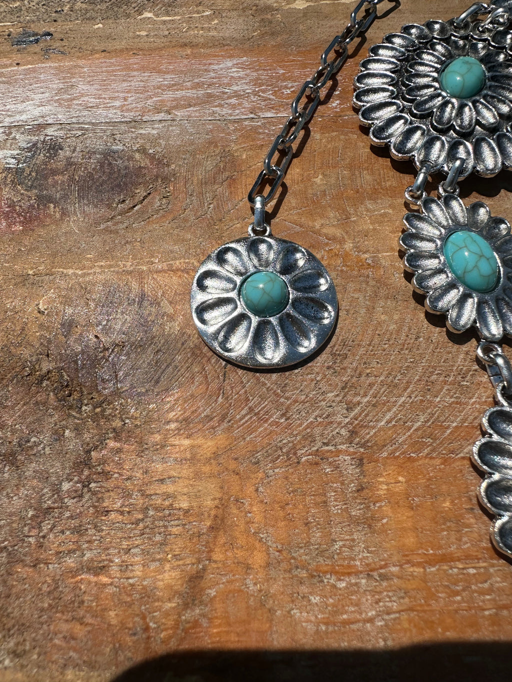 Turquoise Concho Belt