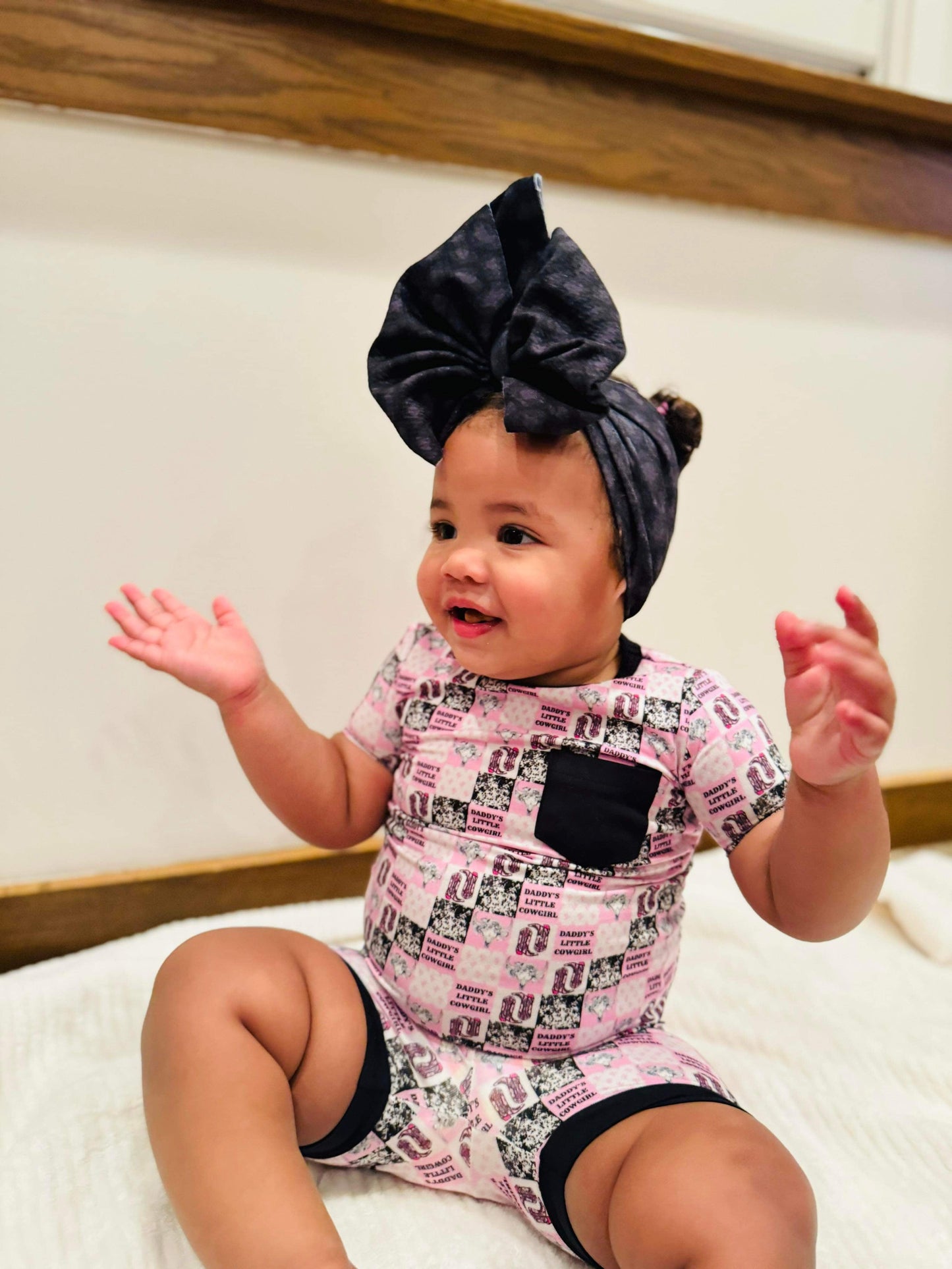 Daddy's Little Cowgirl Bamboo Short Set (FINAL SALE)