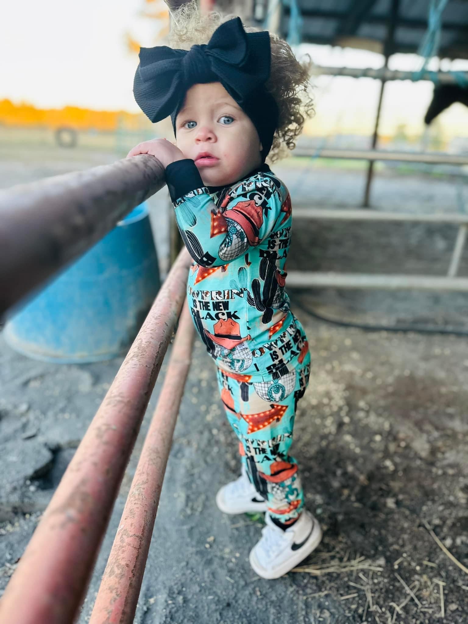 Cow Print is the New Black Bamboo Set (FINAL SALE)
