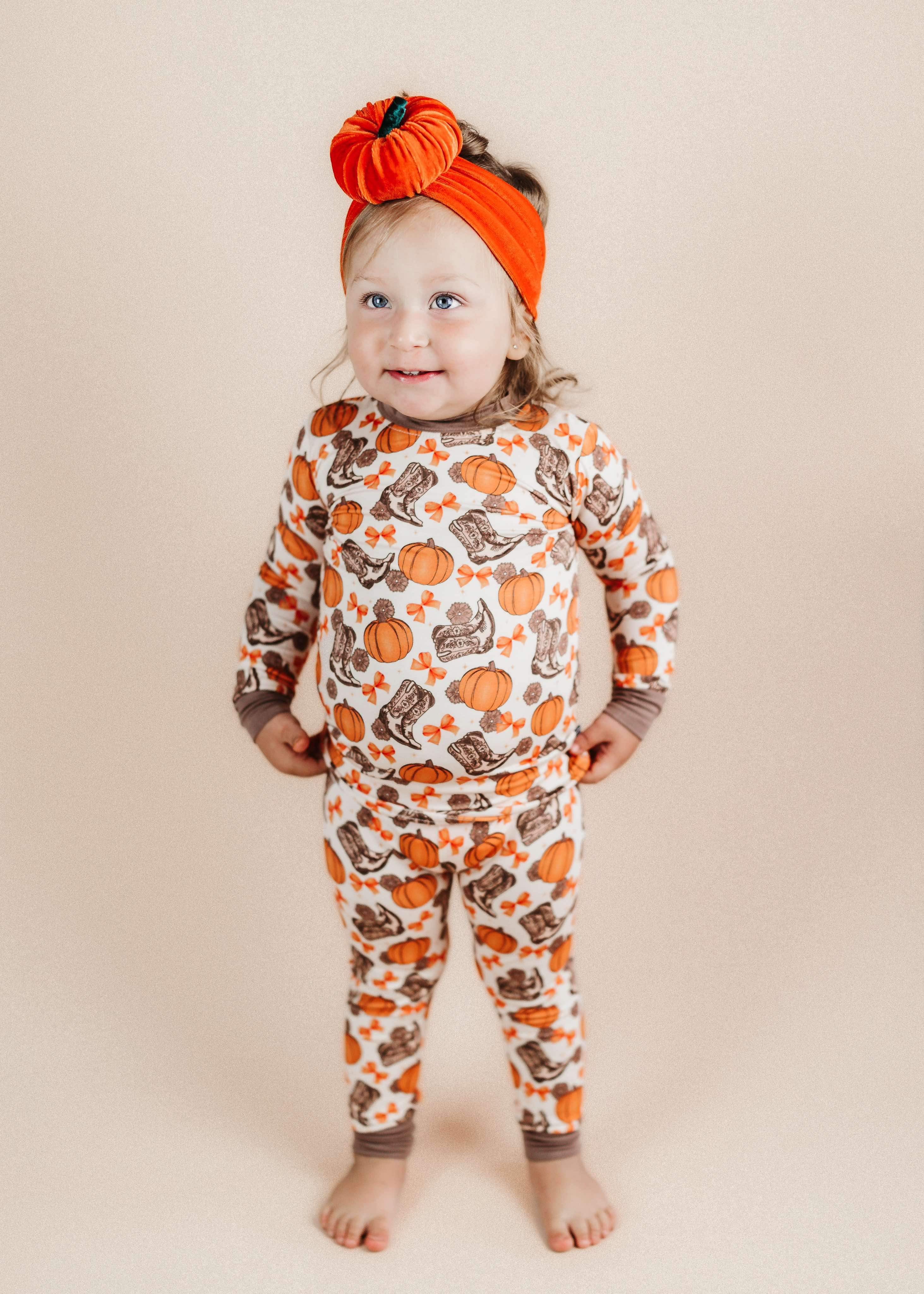 Howdy Pumpkin Bamboo Set