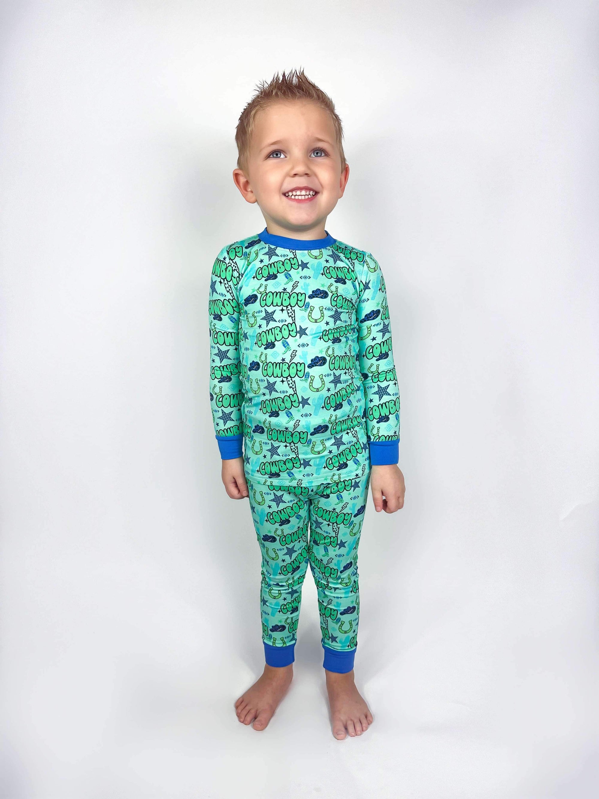 Neon Cowboy Bamboo Set