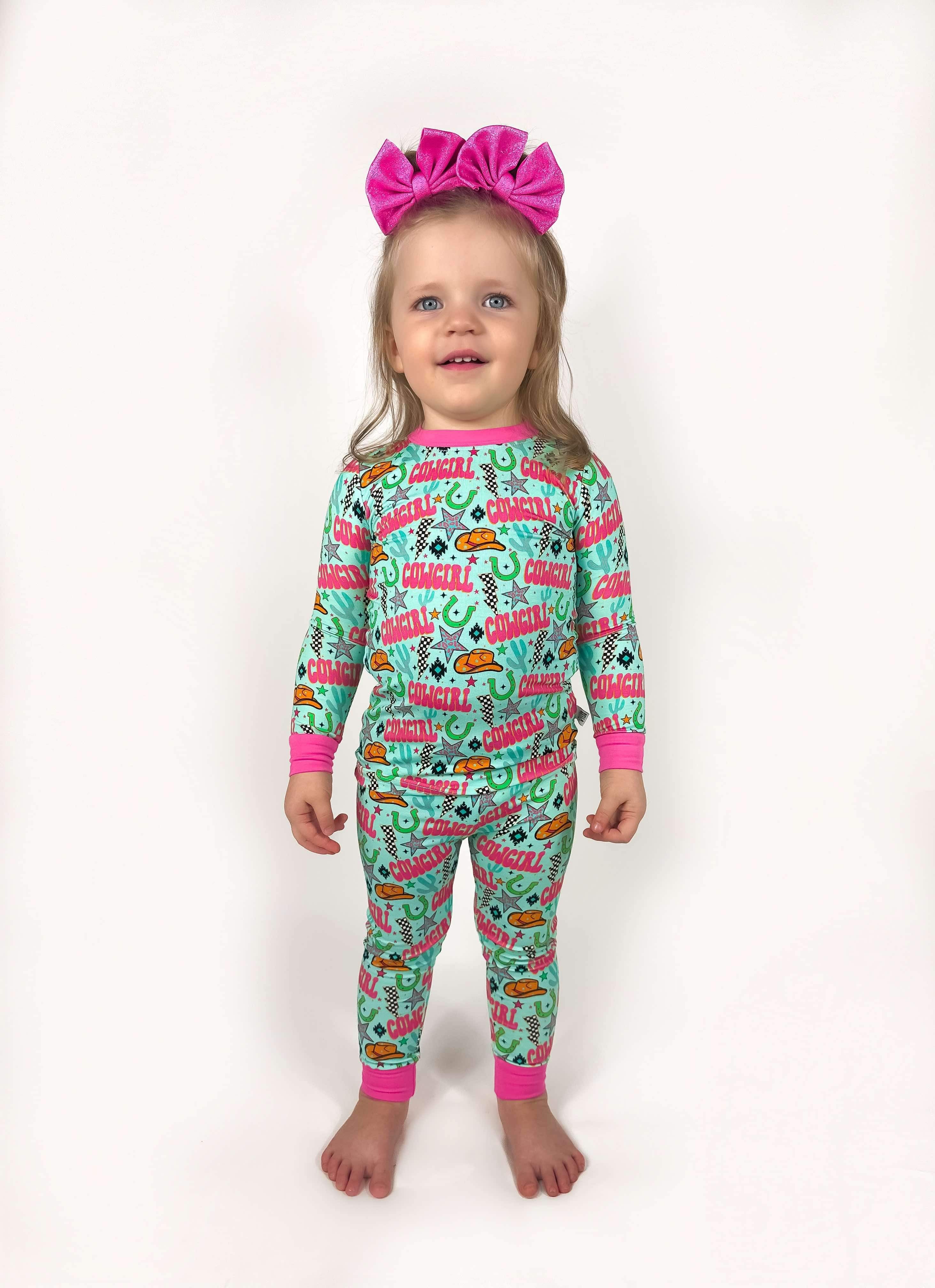 Neon Cowgirl Bamboo Set
