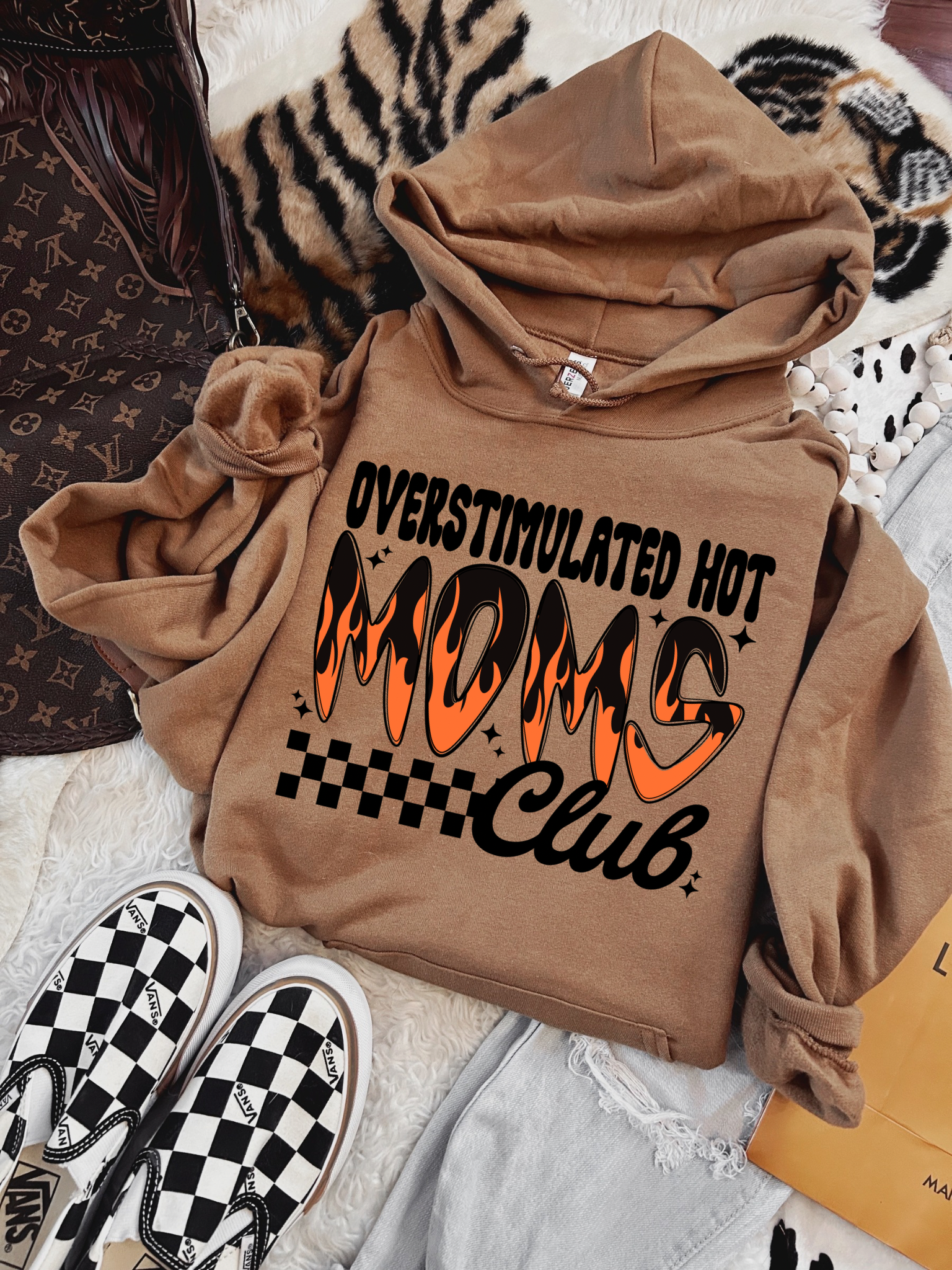 Overstimulated Hot Moms Hoodie