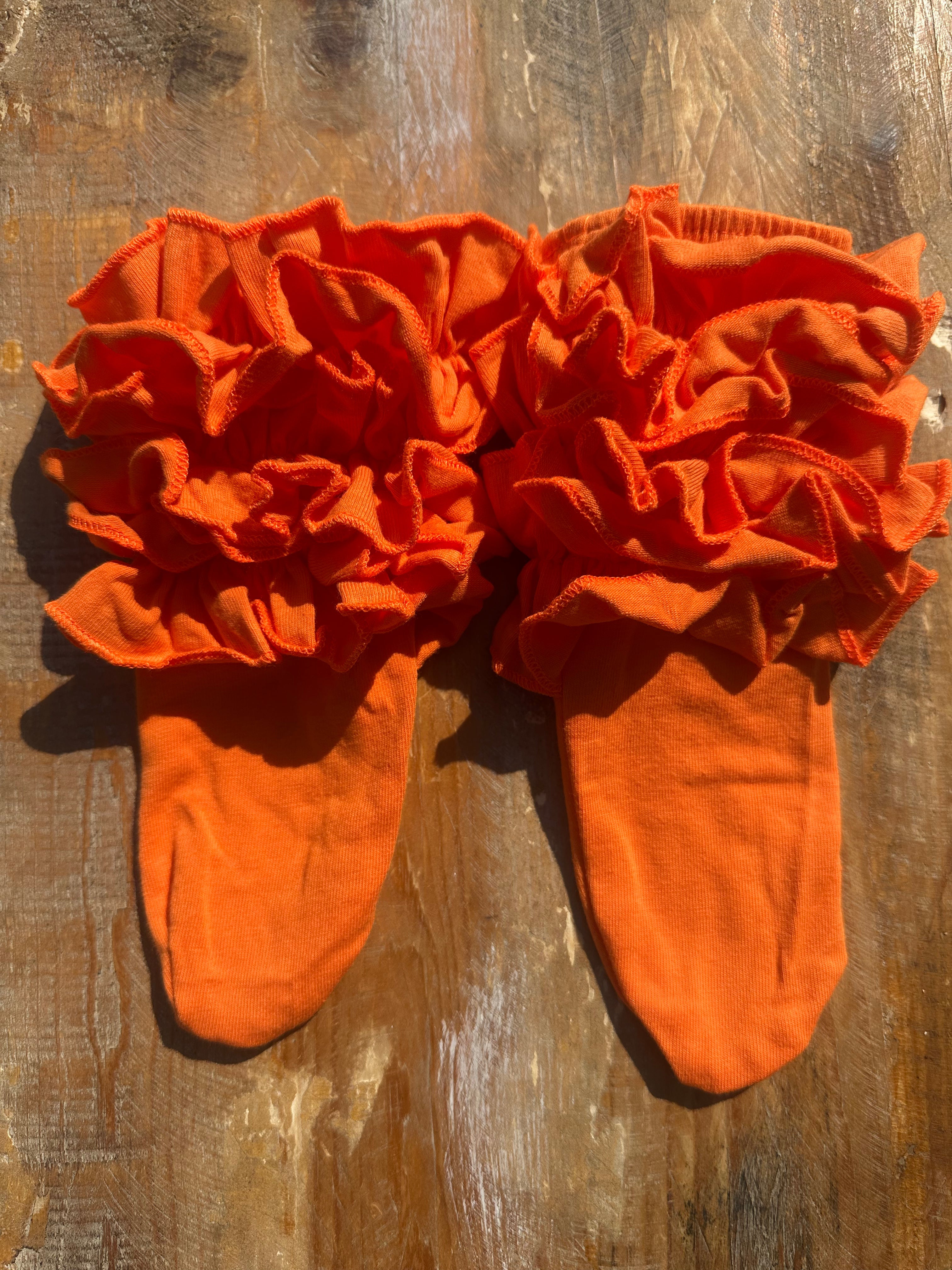 Ankle Ruffle Socks (Multiple Colors)