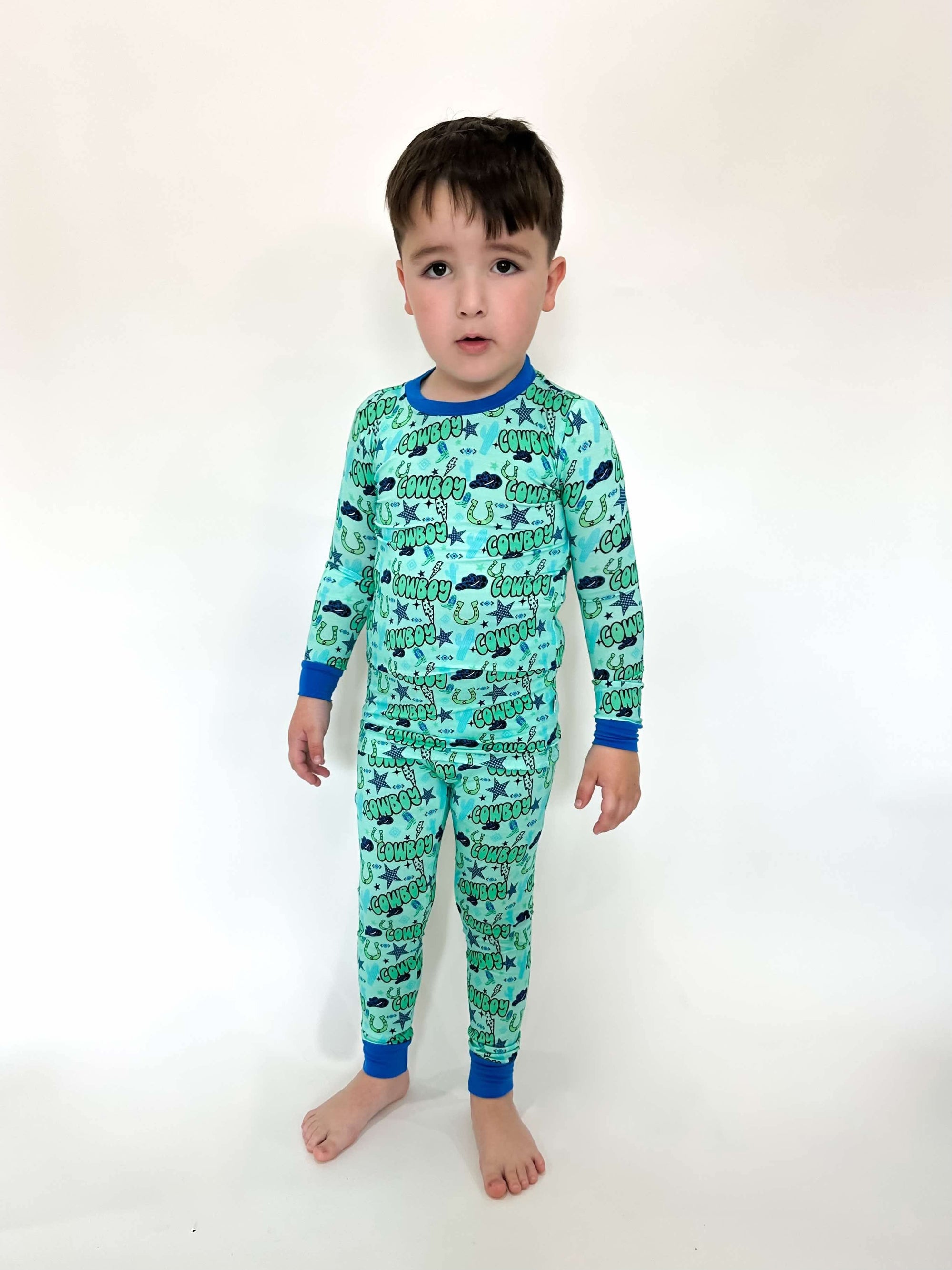 Neon Cowboy Bamboo Set