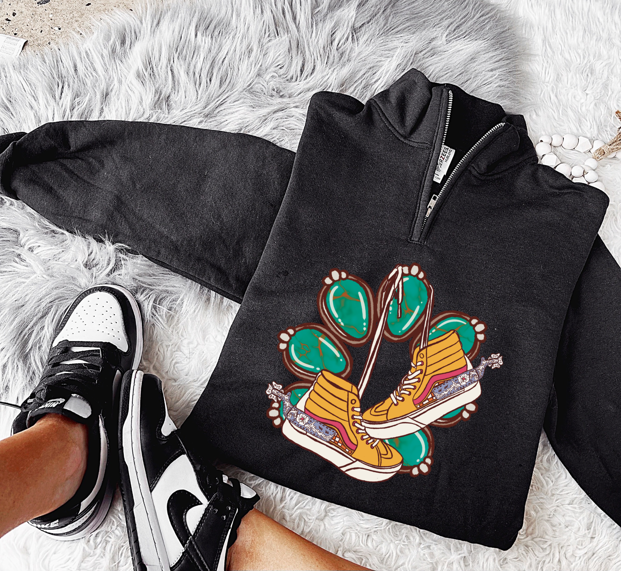 Squash N Spurs 1/4 Zip