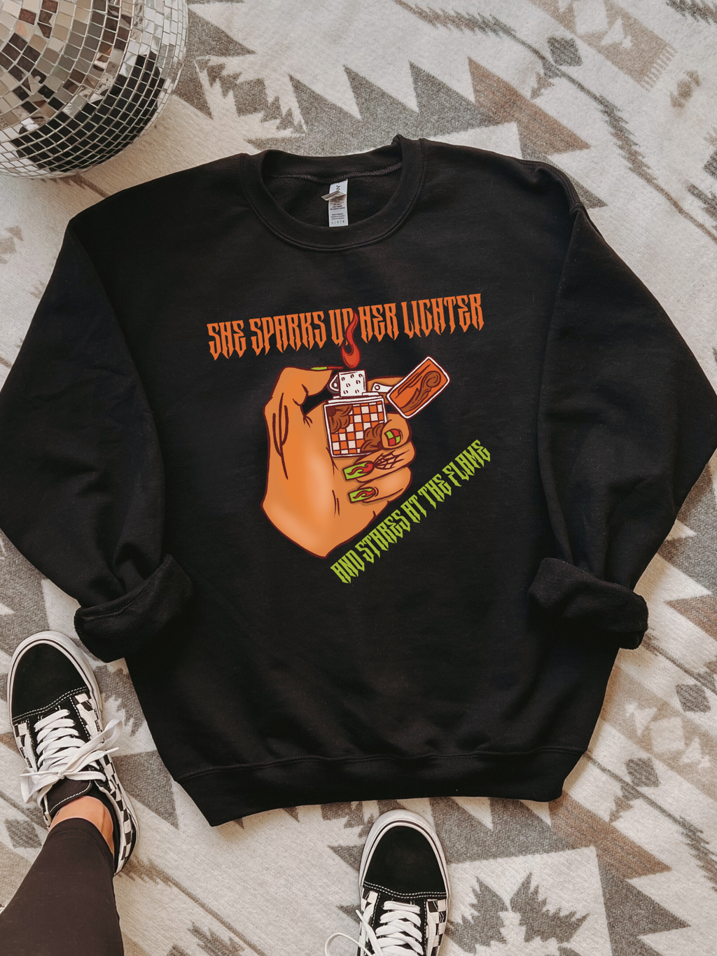 Sparks Up her Lighter Crew