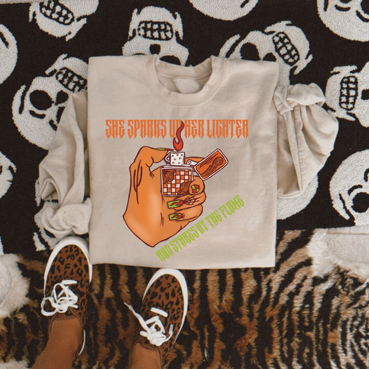 Sparks Up her Lighter Crew