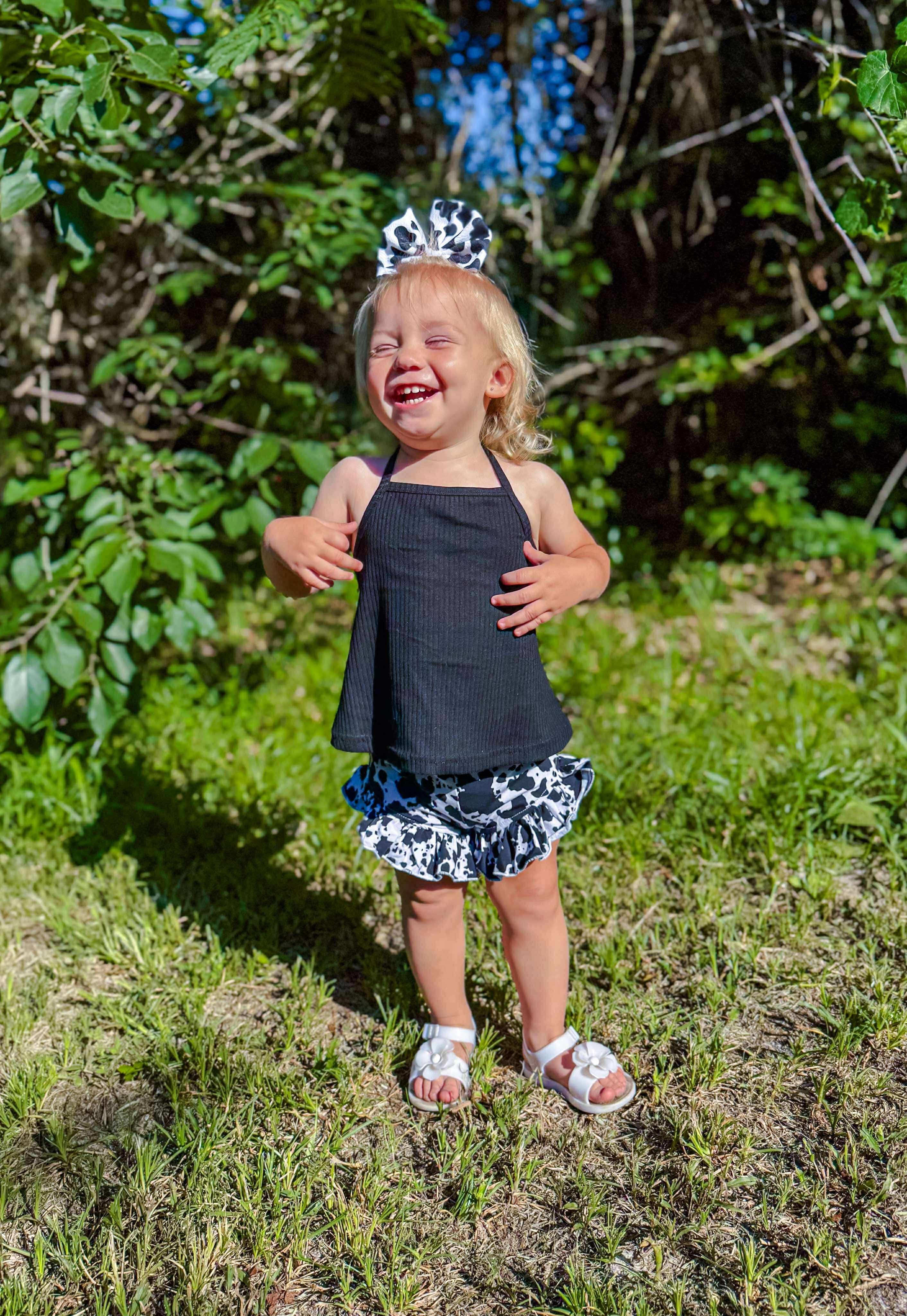 Cow Print Shorties