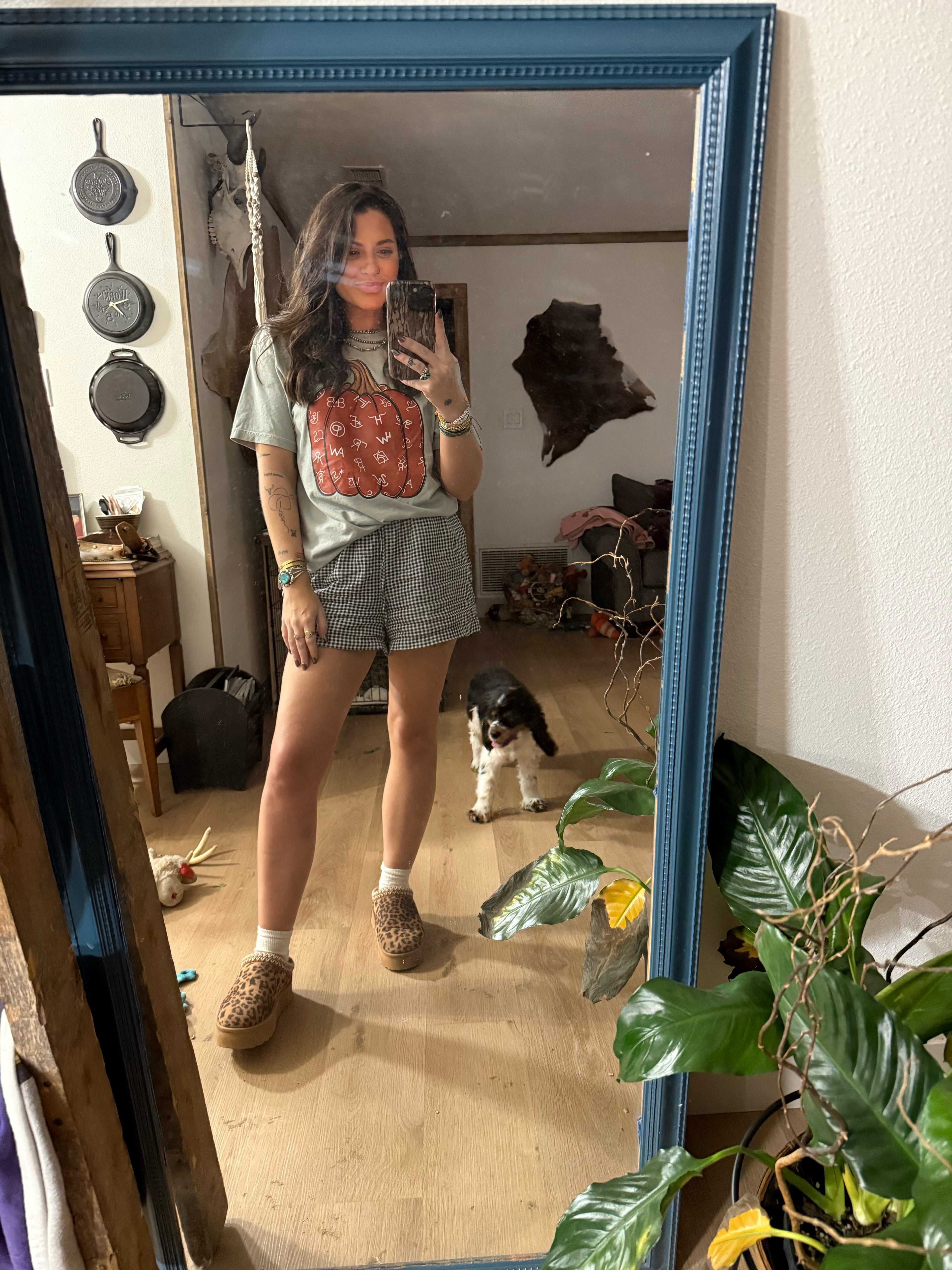 Branded pumpkin tee or sweatshirt