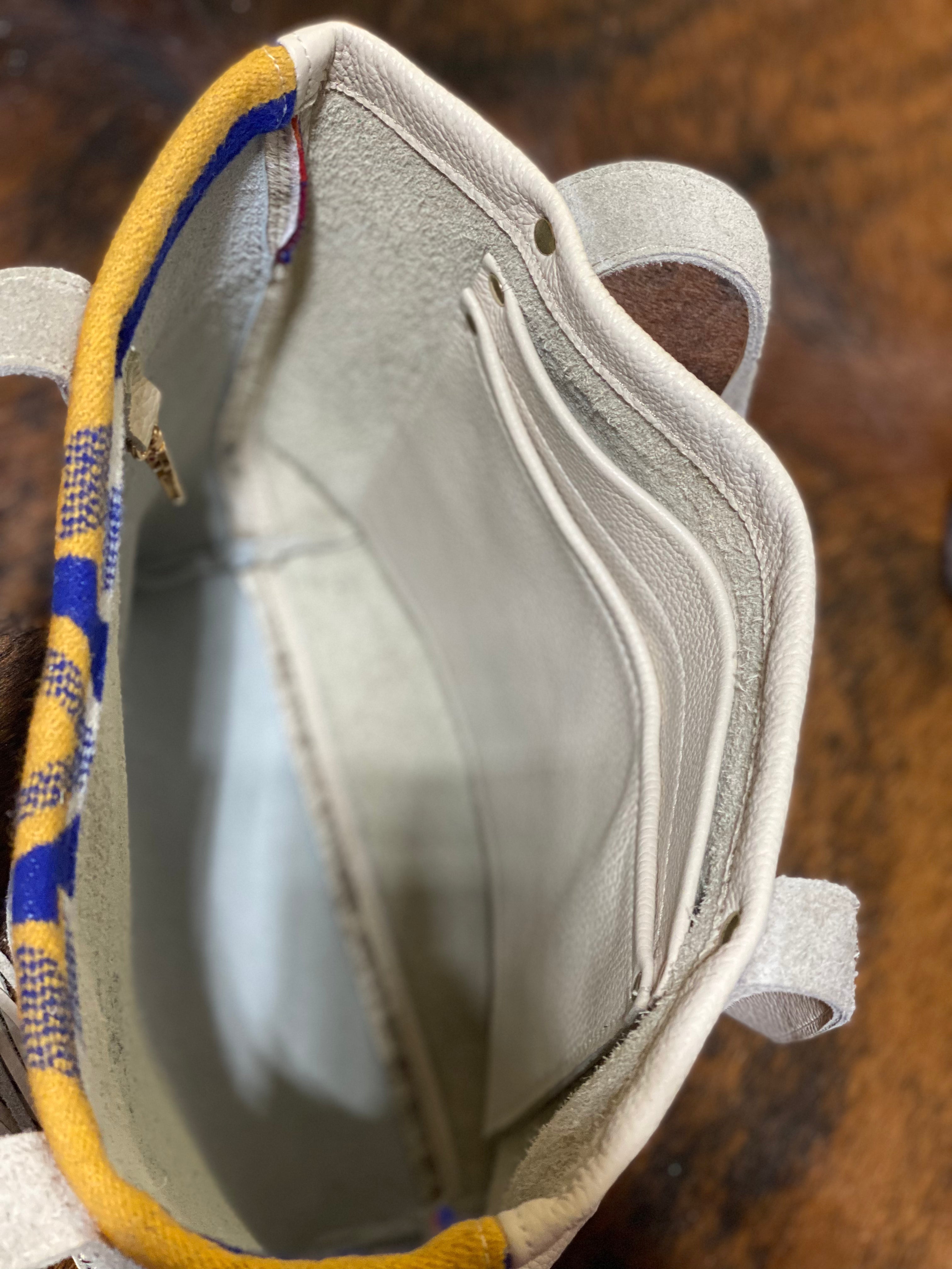 Handmade Pendleton and Hair on Hide Handbag