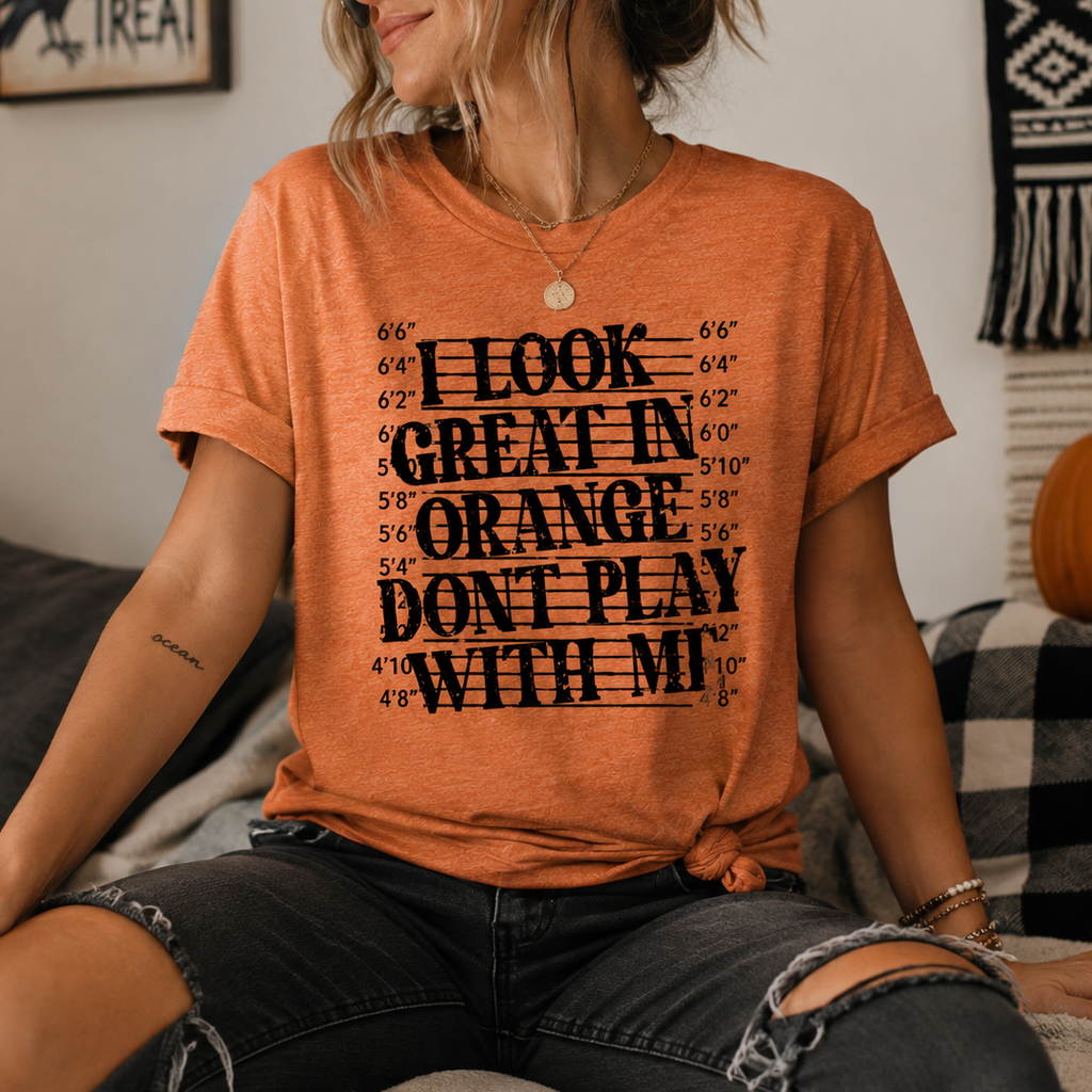 Look Great in Orange Graphic Tee