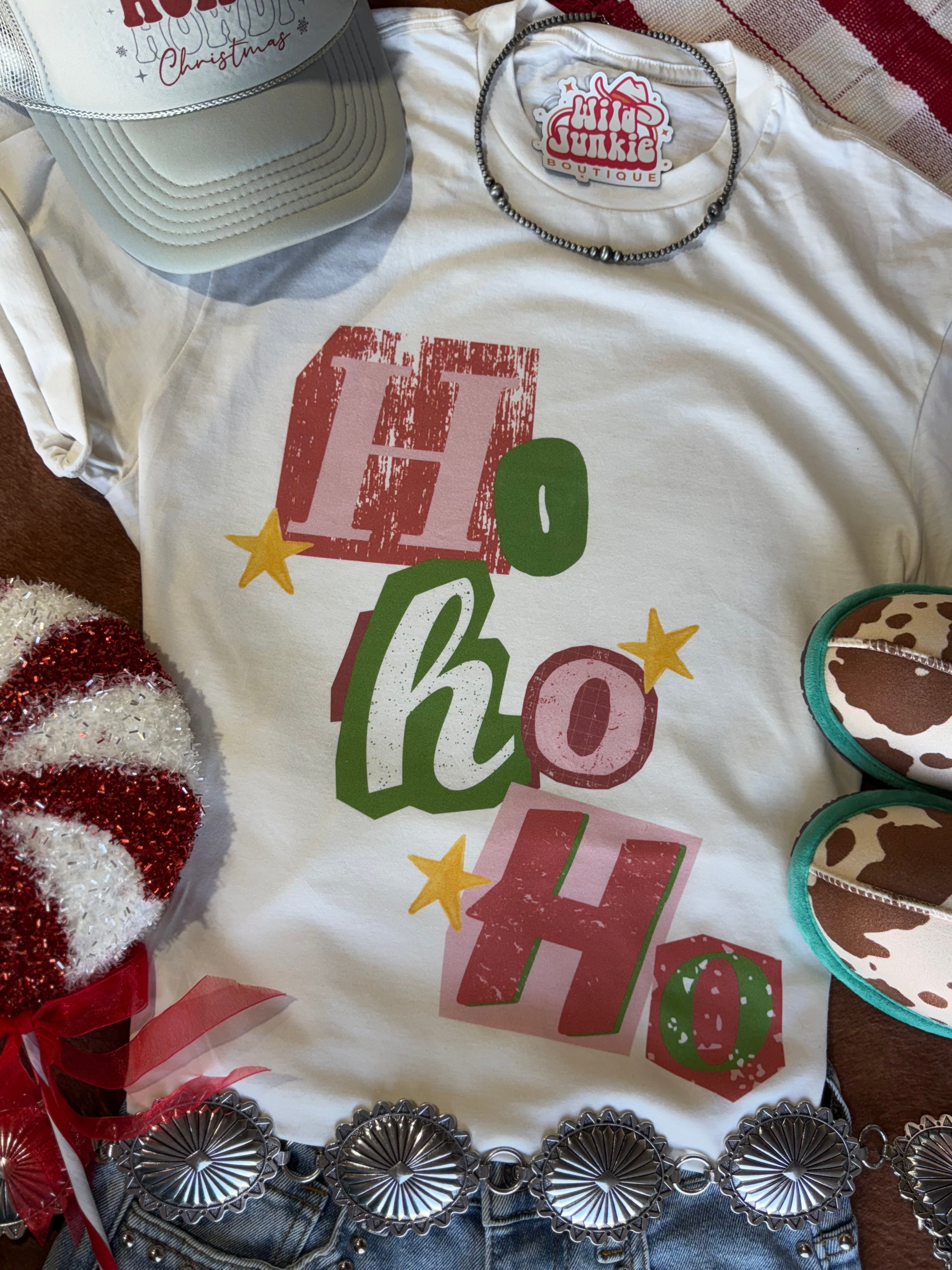 Ho ho ho Christmas Graphic Tee