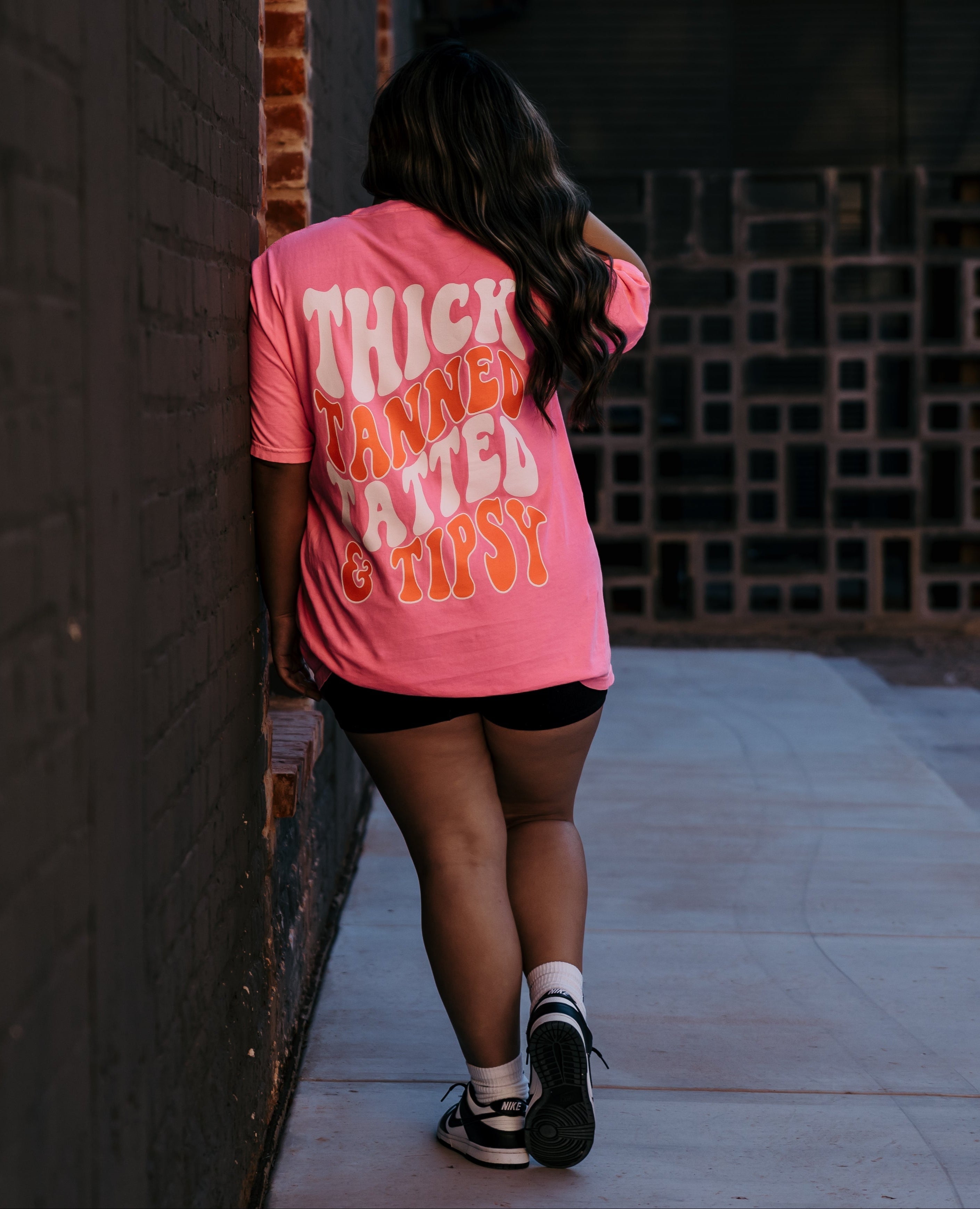 Thick, Tanned, Tatted, and Tipsy Graphic Tee