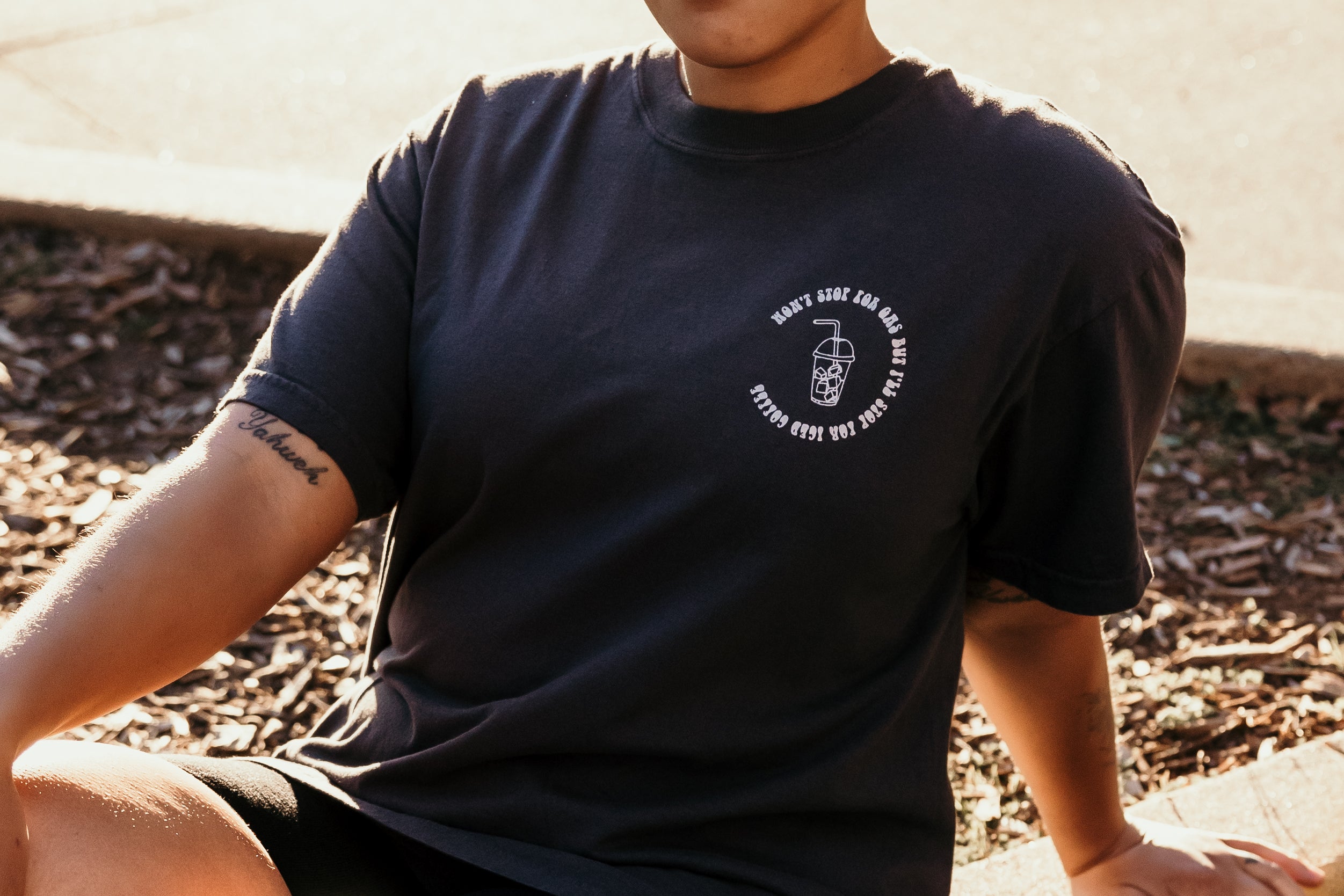 Won't stop for gas graphic tee