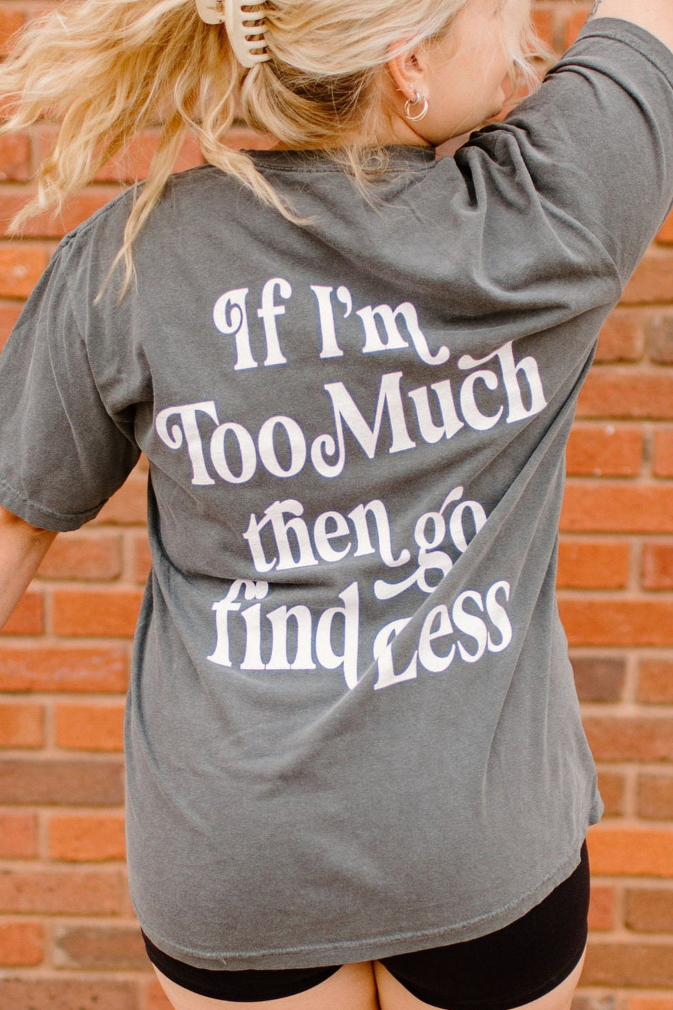 Find Less Graphic Tee