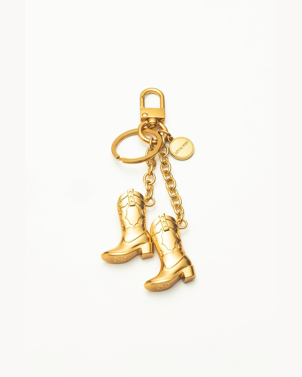 Loyal West Boots Bag Charm - Rustler Gold