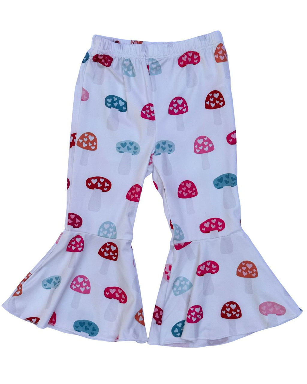 Lina Pleated Bell Bottoms - Toadstools