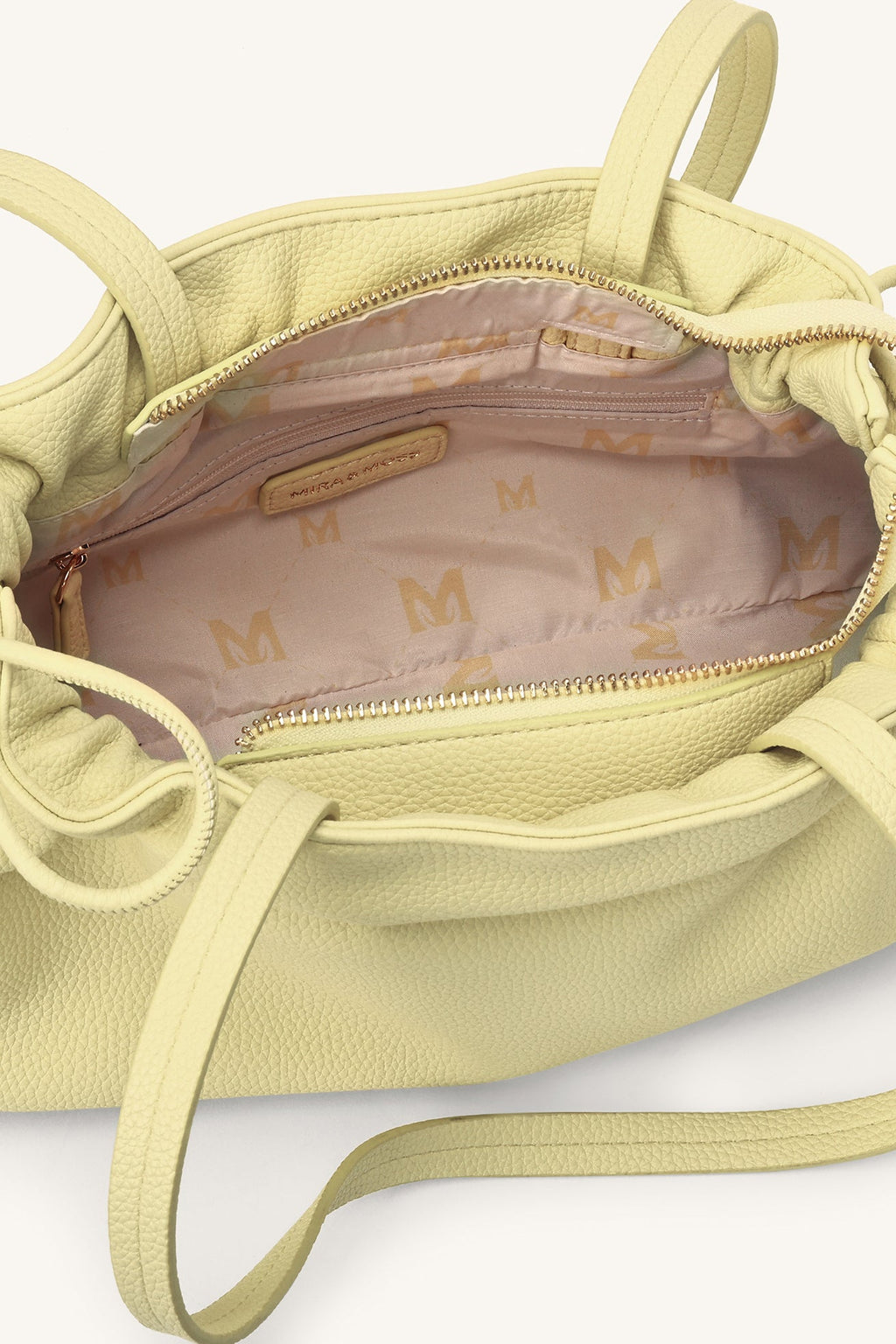 Mira & Moss Solene Drawstring Shoulder Bag - Pearl