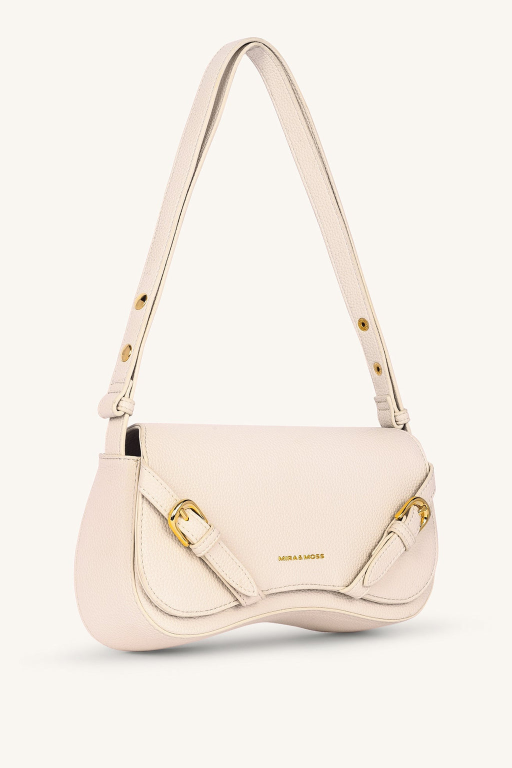 Mira & Moss Clara Shoulder Bag - Opal White
