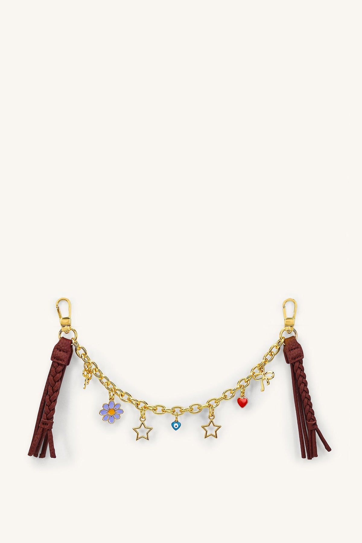 Mira & Moss Celeste Charm Chain - Brown