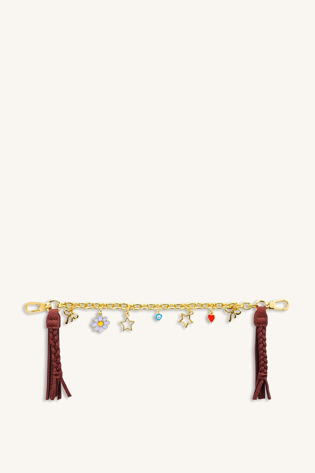 Mira & Moss Celeste Charm Chain - Brown