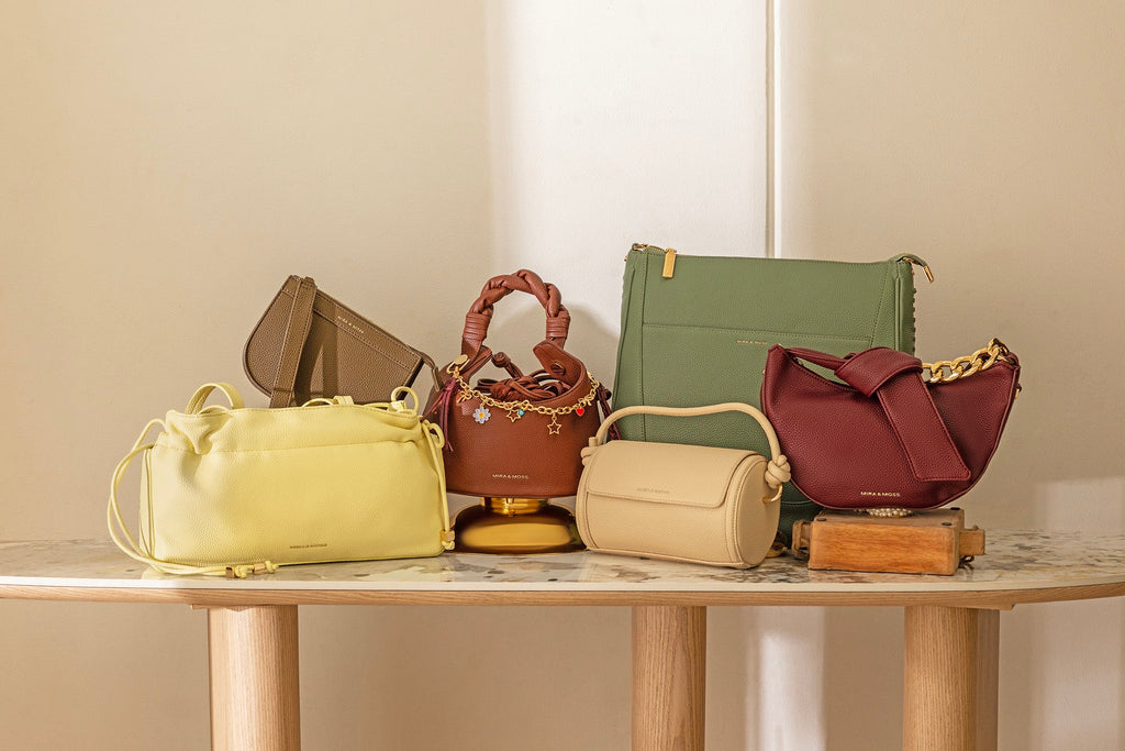 Mira & Moss Valentina Chain Shoulder Bag - Garnet
