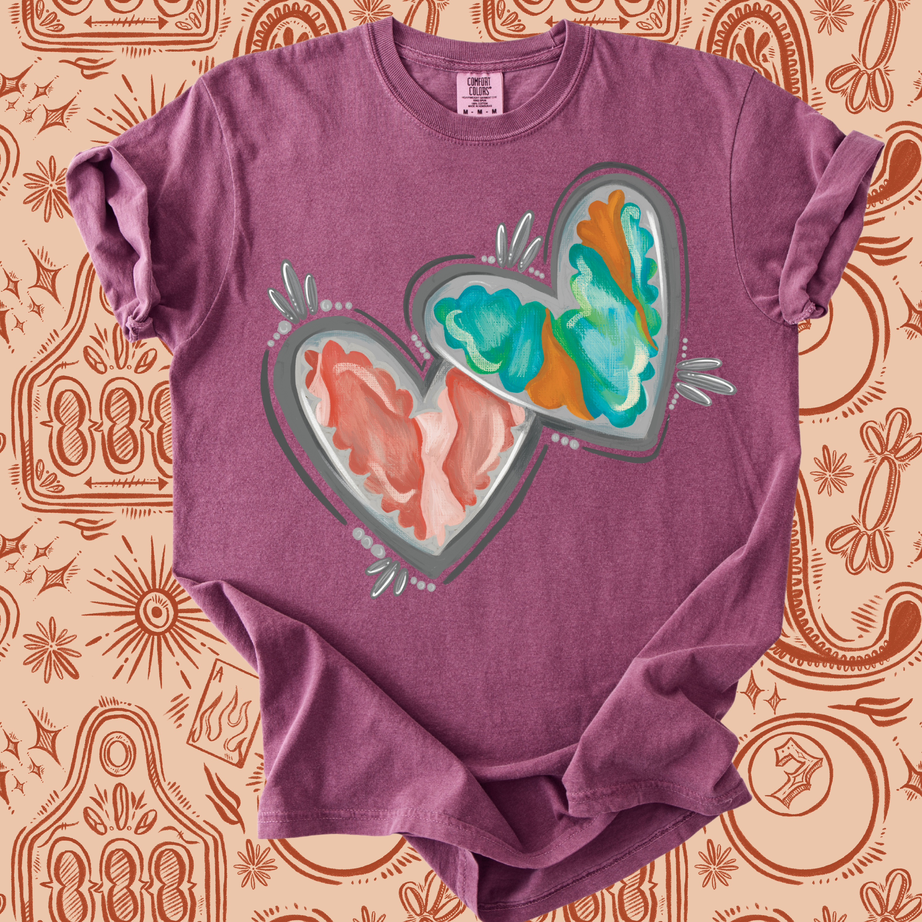 Silver Hearts tee